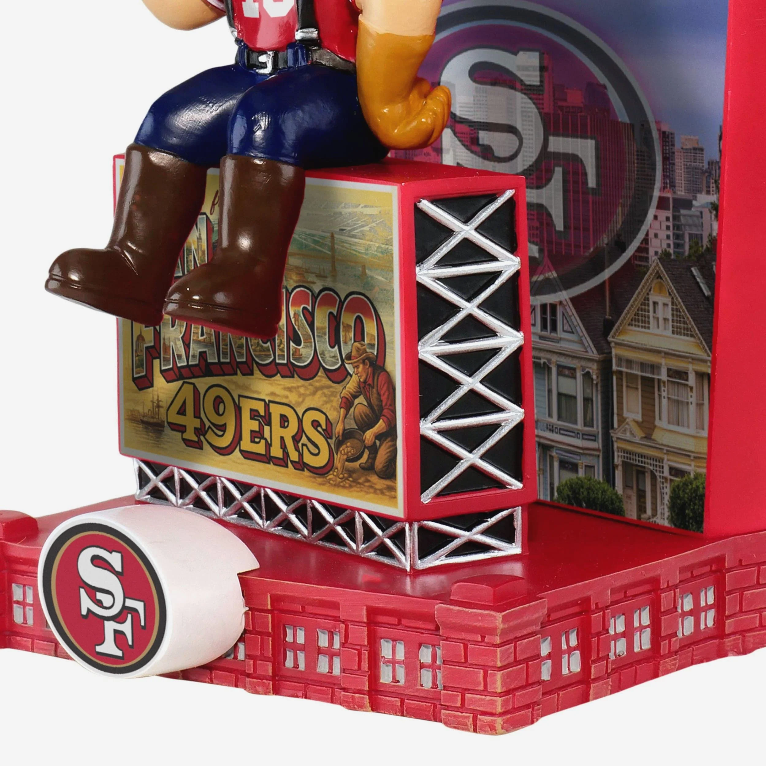 Sourdough Sam San Francisco 49ers Greetings From Mascot Bobblehead - Image 3
