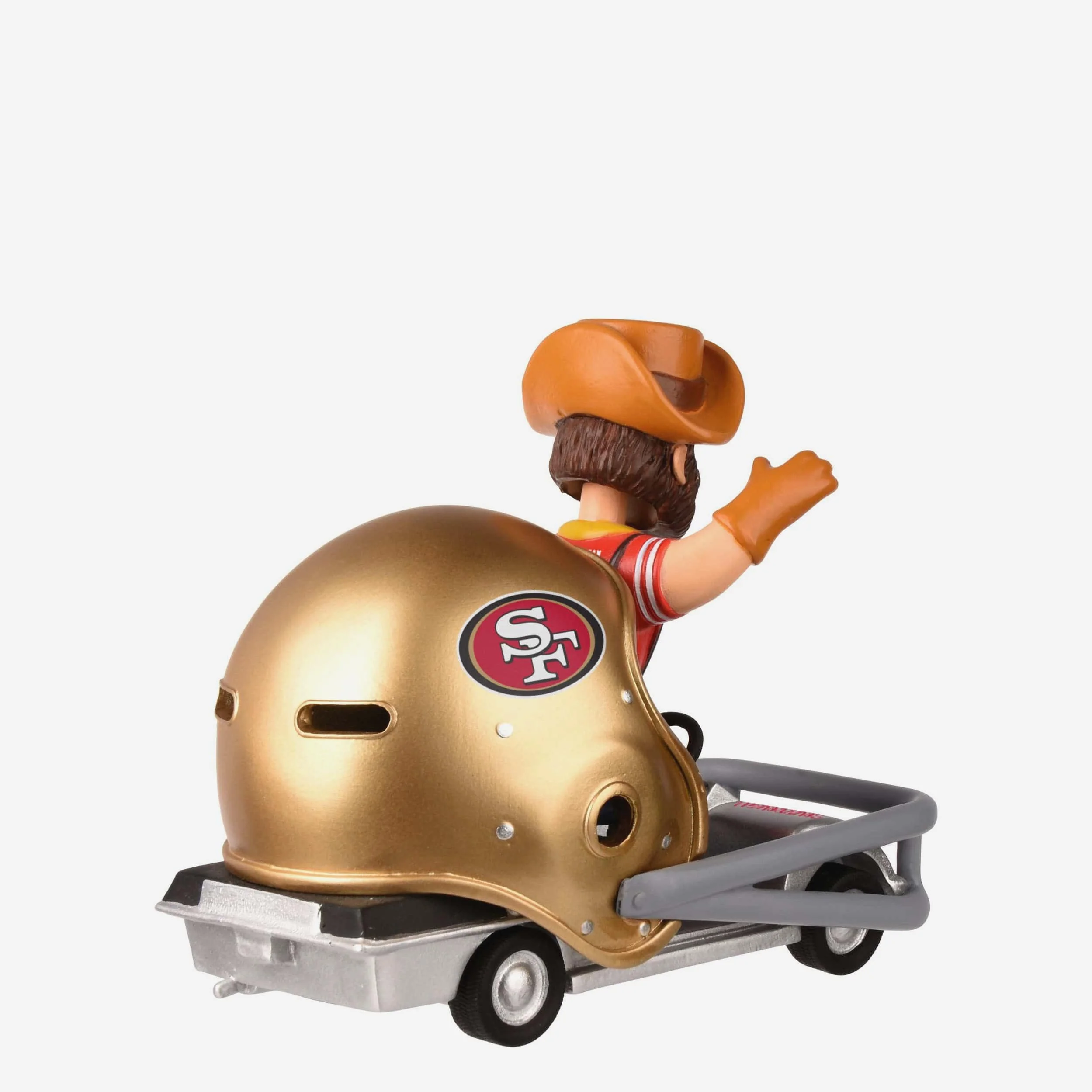 Sourdough Sam San Francisco 49ers Helmet Cart Mascot Bobblehead - Image 6