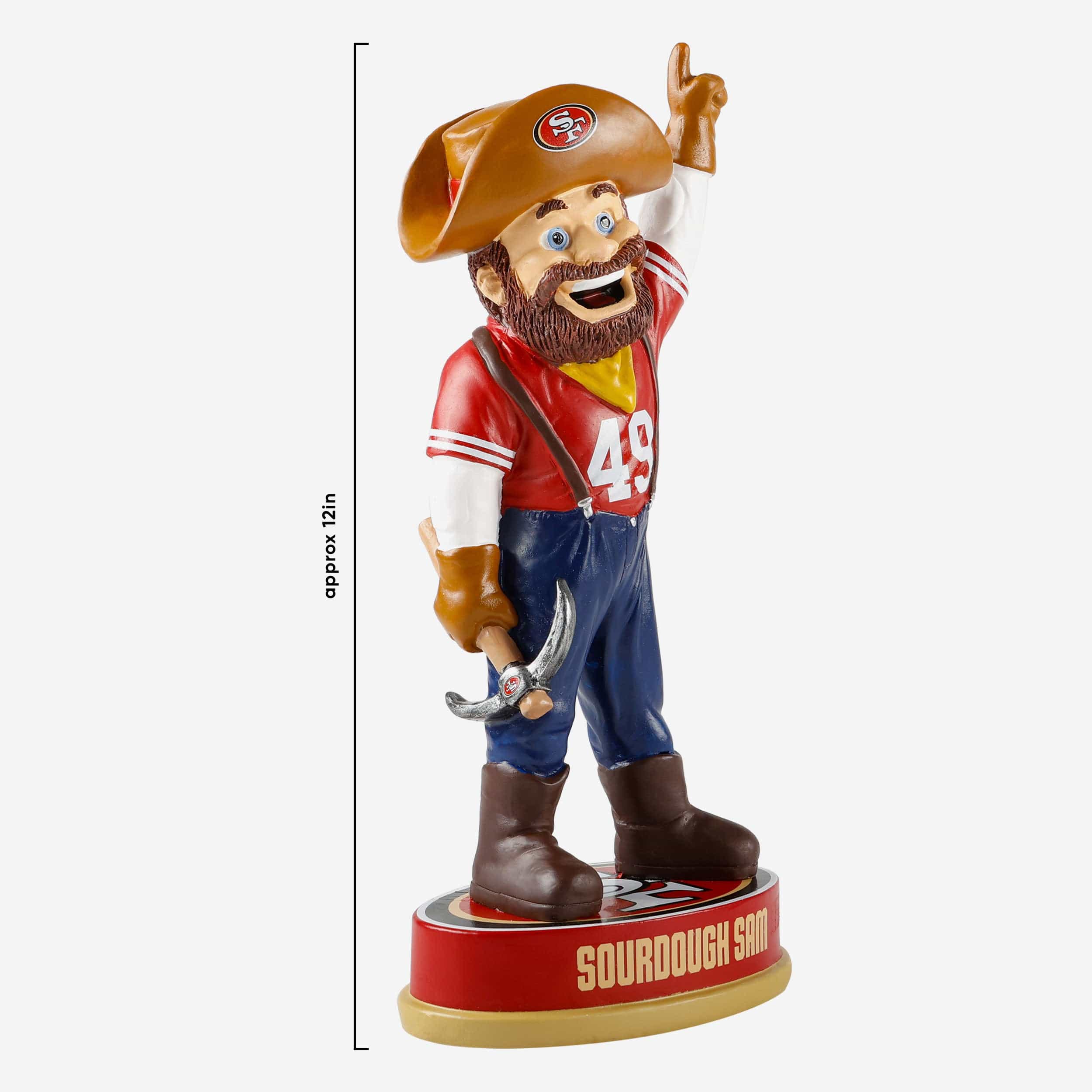 Sourdough Sam San Francisco 49ers Mascot Figurine - Image 4