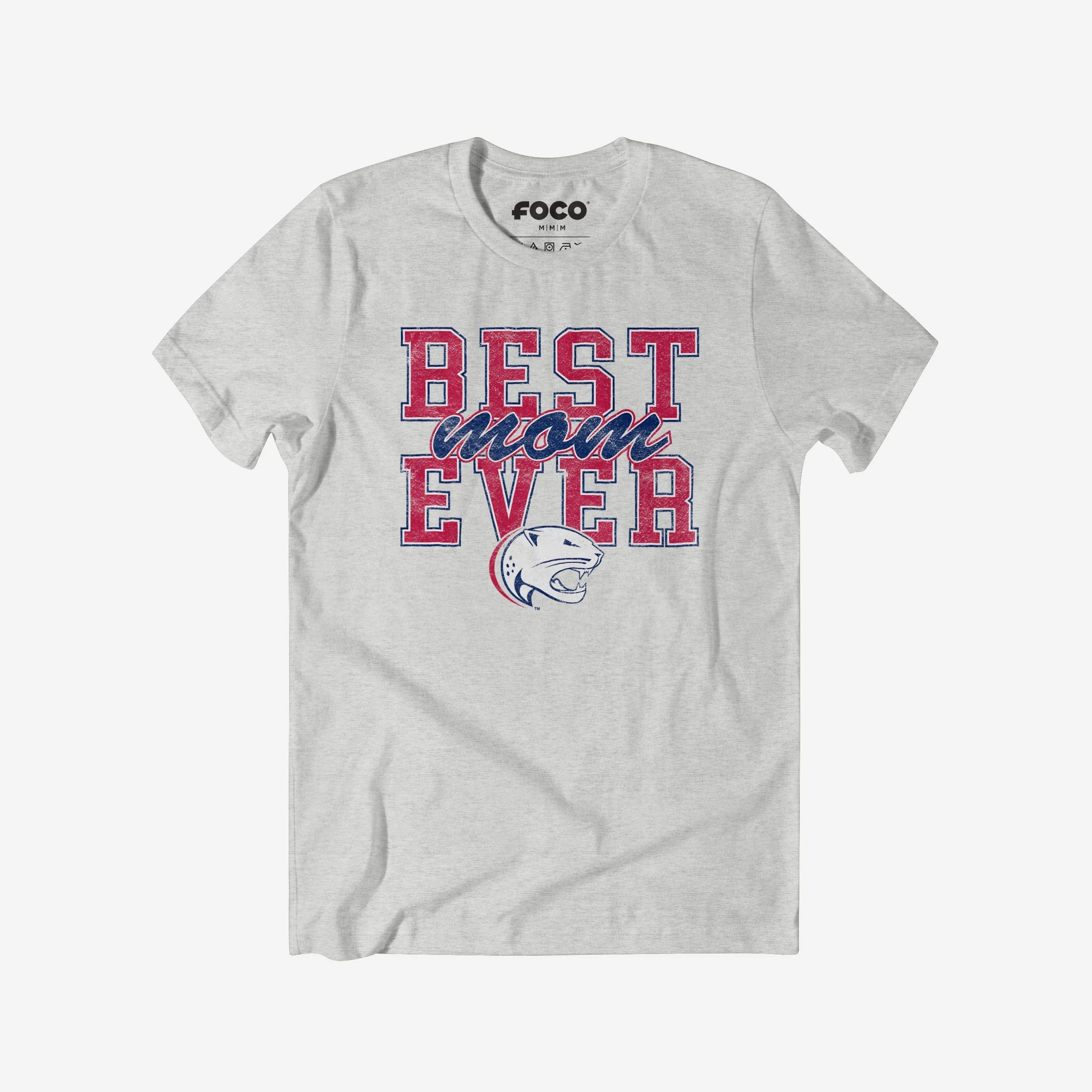 South Alabama Jaguars Best Mom Ever Stacked T-Shirt