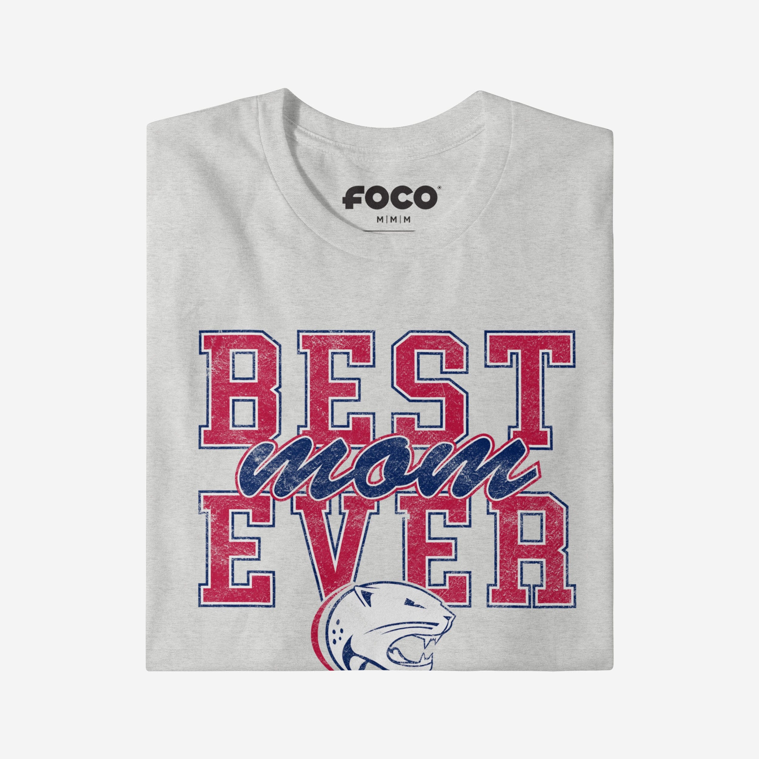 South Alabama Jaguars Best Mom Ever Stacked T-Shirt - Image 3