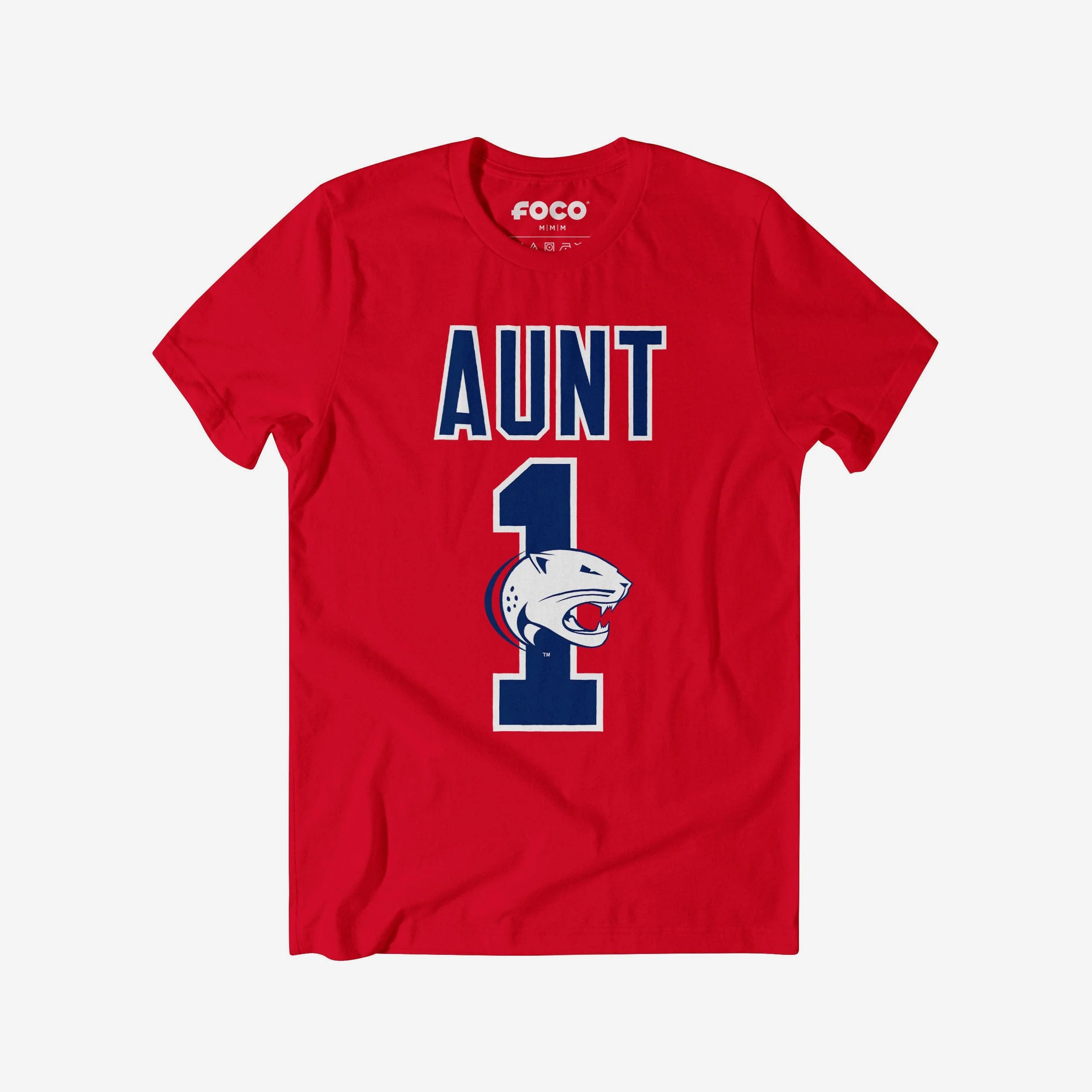 South Alabama Jaguars Number 1 Aunt T-Shirt