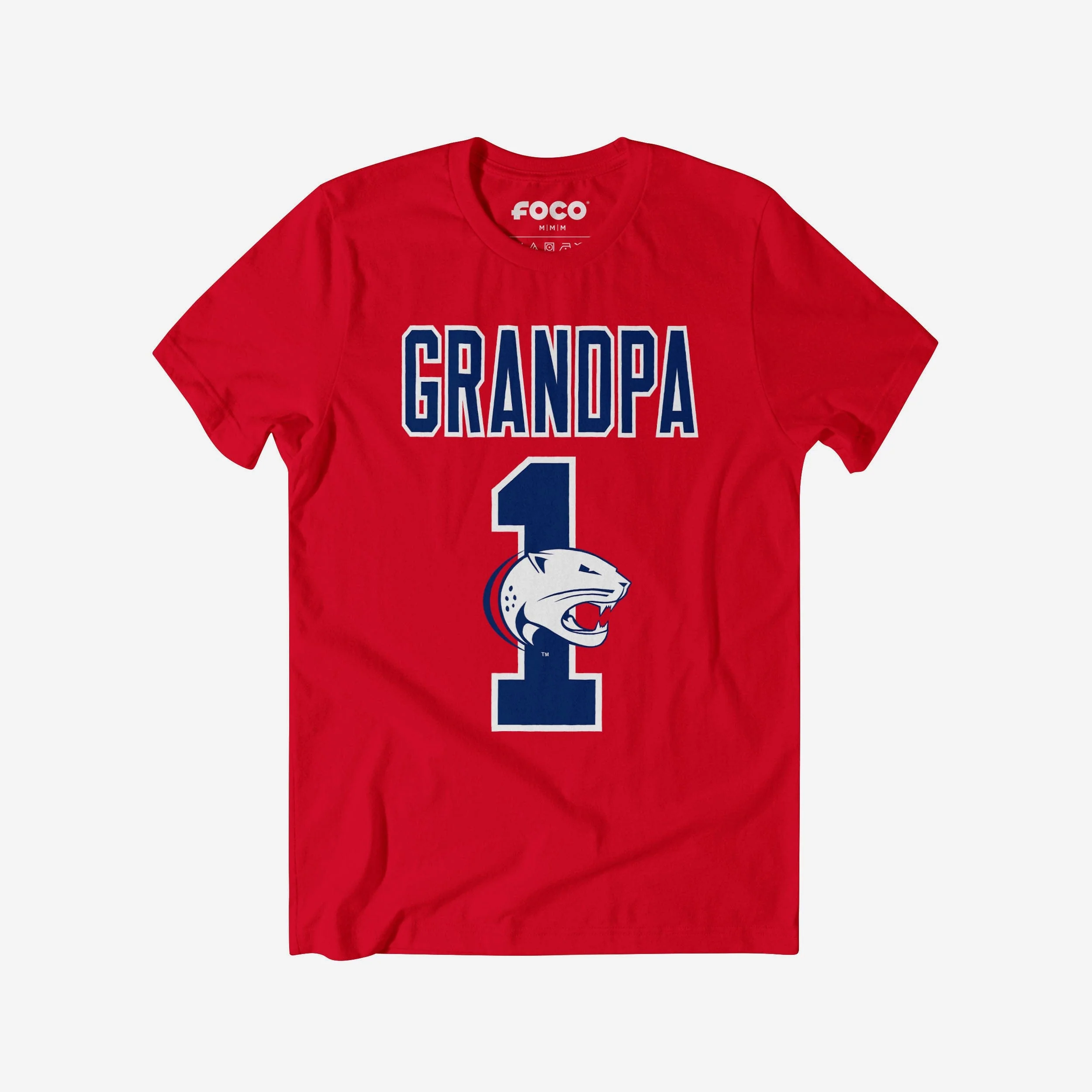 South Alabama Jaguars Number 1 Grandpa T-Shirt