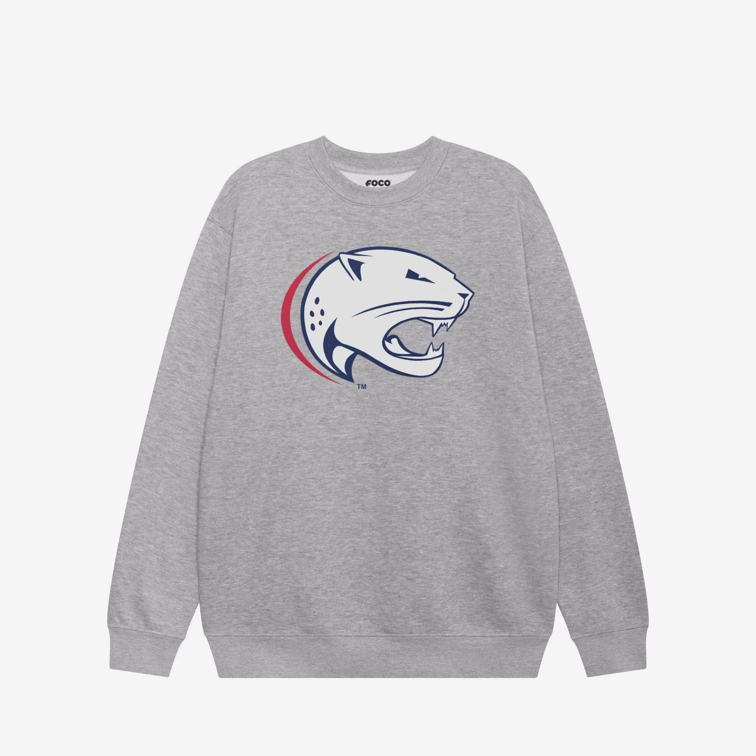 South Alabama Jaguars Primary Logo Crew Neck Sweatshirt