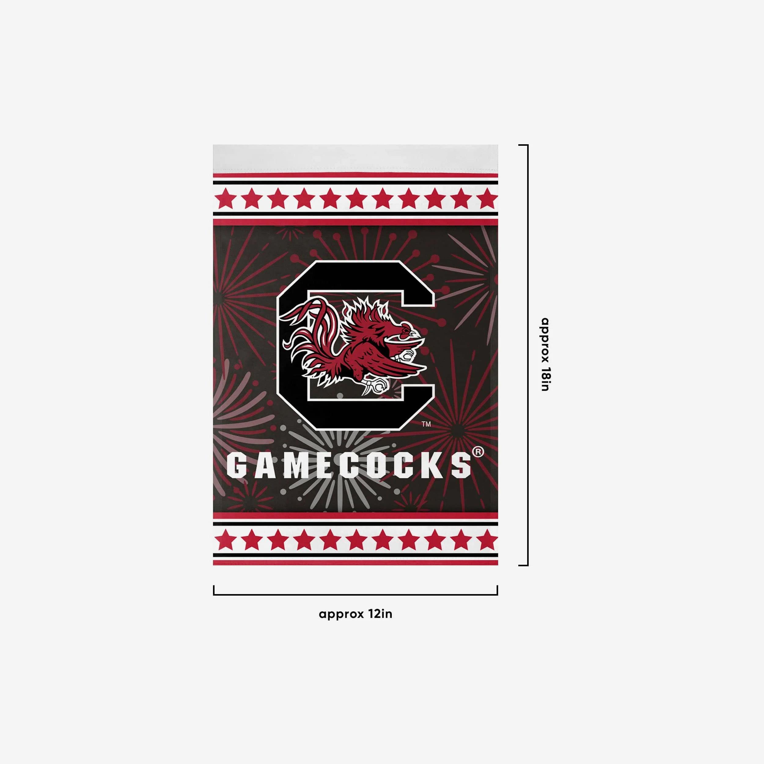 South Carolina Gamecocks Americana Garden Flag - Image 3