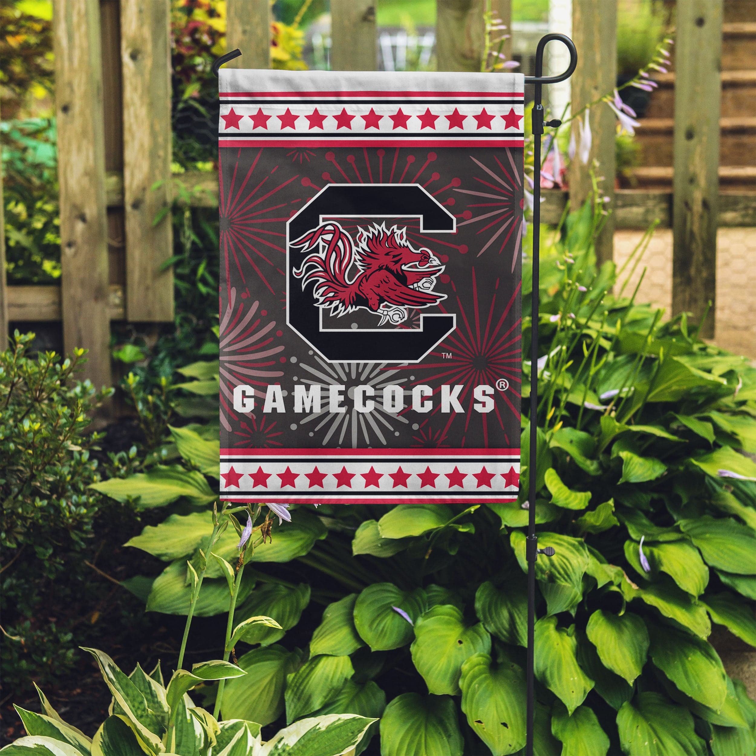 South Carolina Gamecocks Americana Garden Flag - Image 4