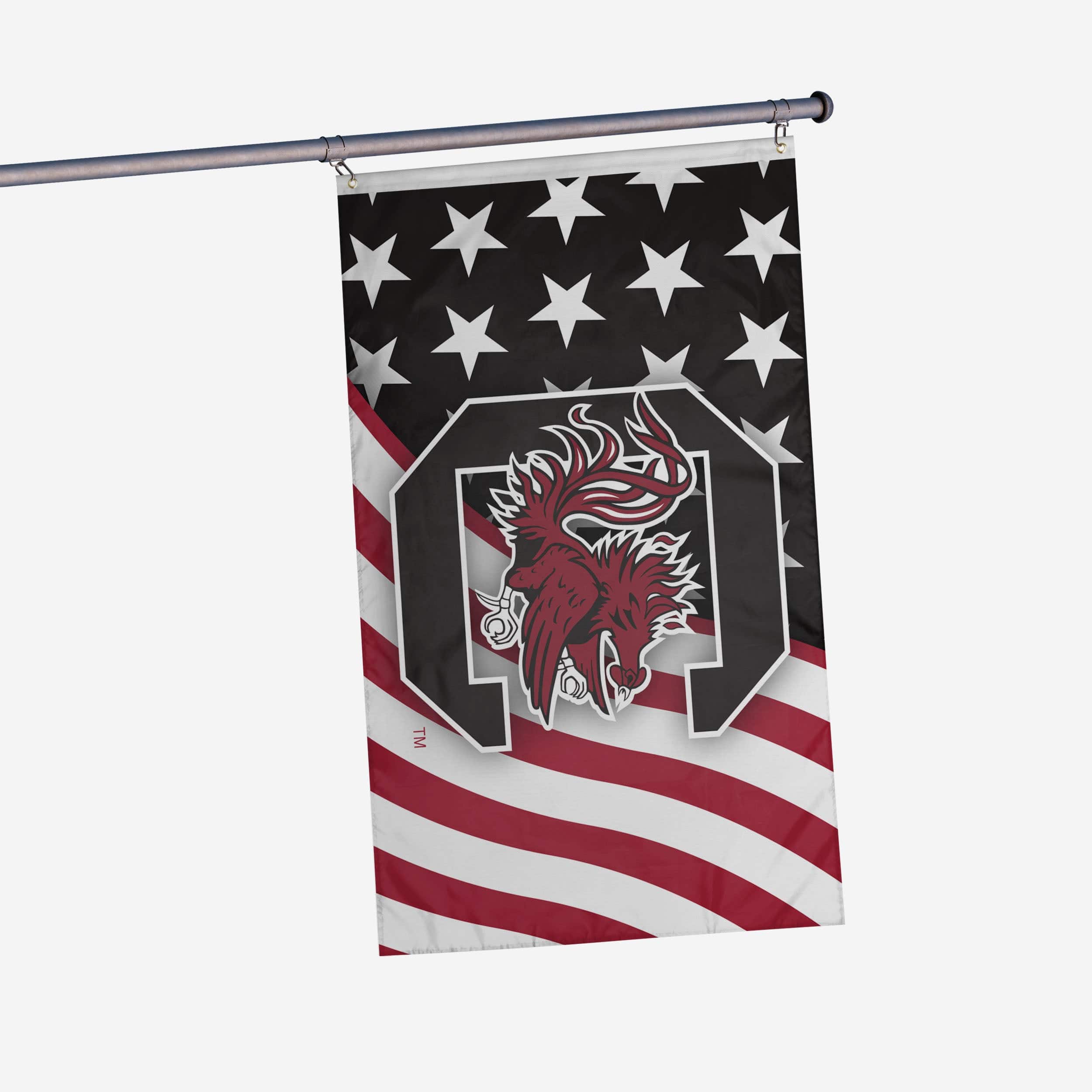 South Carolina Gamecocks Americana Horizontal Flag