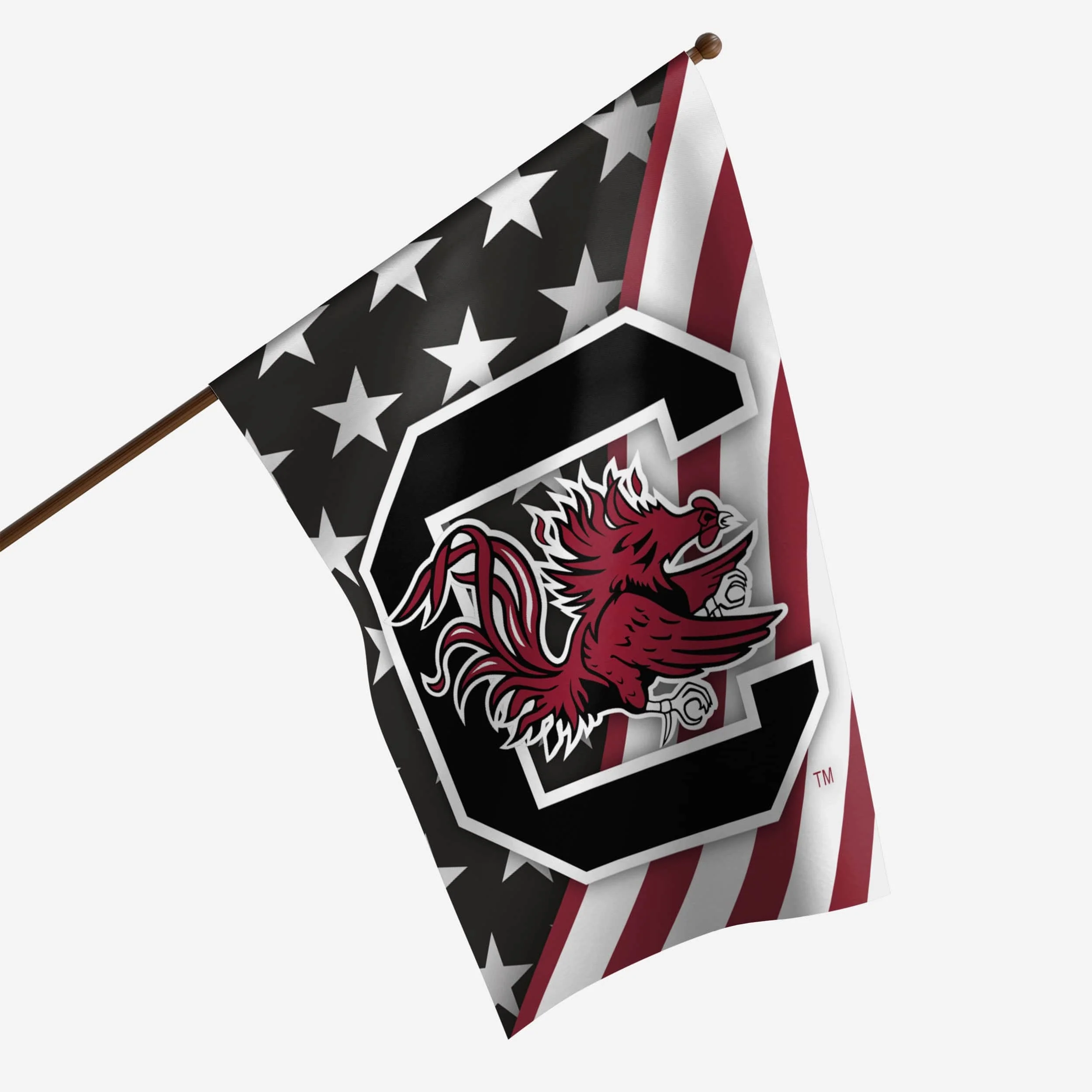 South Carolina Gamecocks Americana Vertical Flag