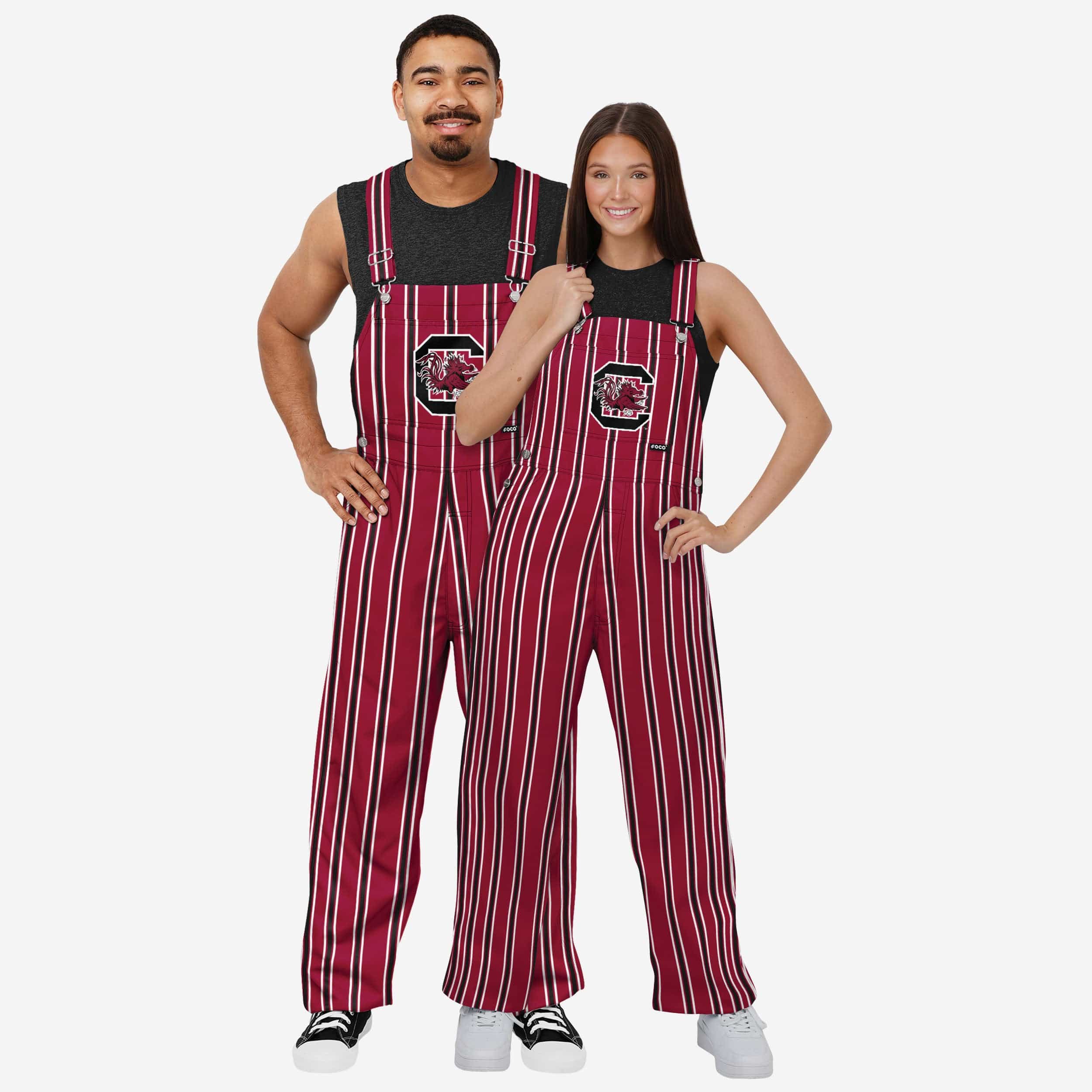 South Carolina Gamecocks Mens Sideline Spirit Bib Overalls - Image 3