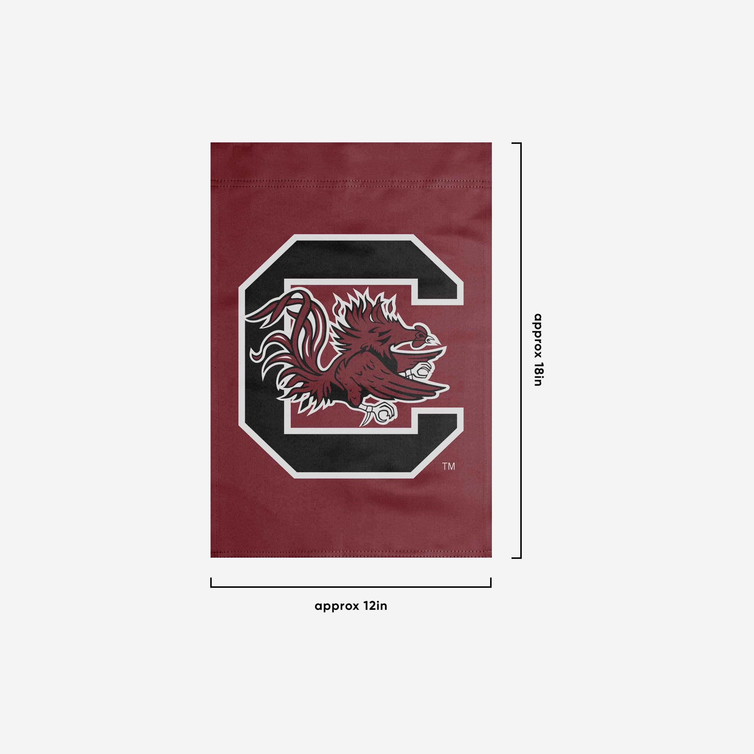 South Carolina Gamecocks Solid Garden Flag - Image 3