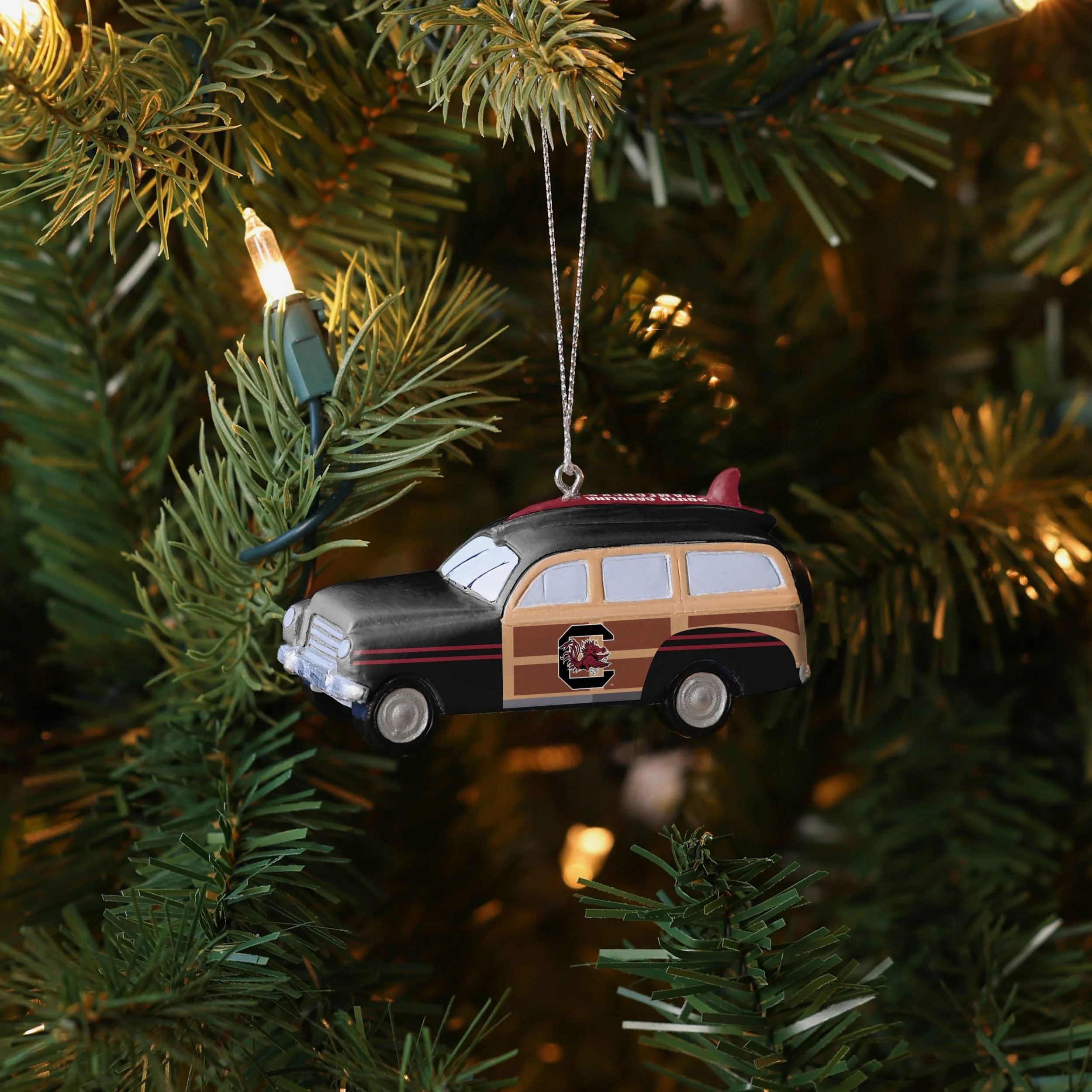 South Carolina Gamecocks Station Wagon Ornament - Image 4