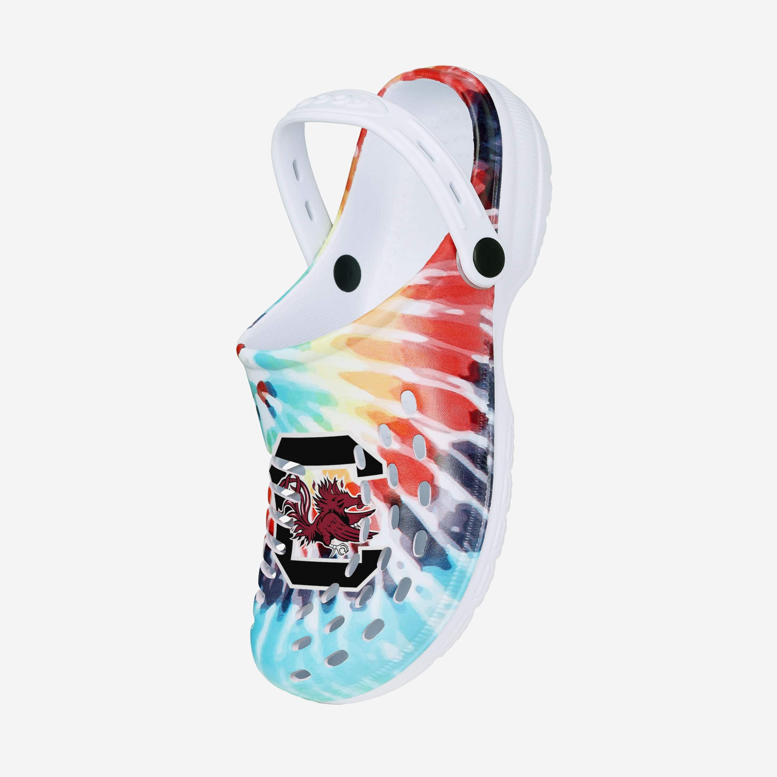 South Carolina Gamecocks Womens Tie-Dye Clog With Strap - Image 2
