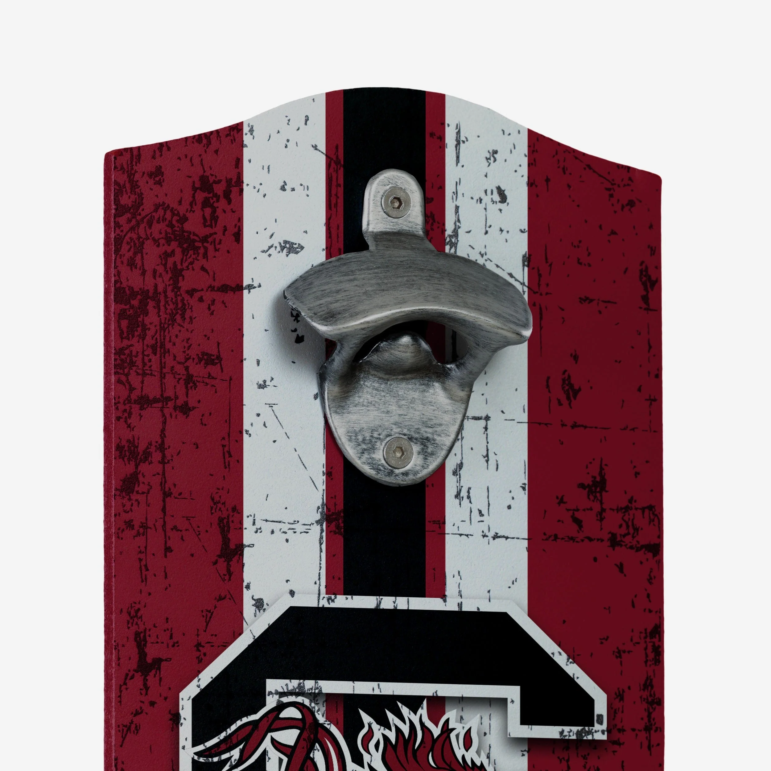 South Carolina Gamecocks Wooden Bottle Cap Opener Sign - Image 3