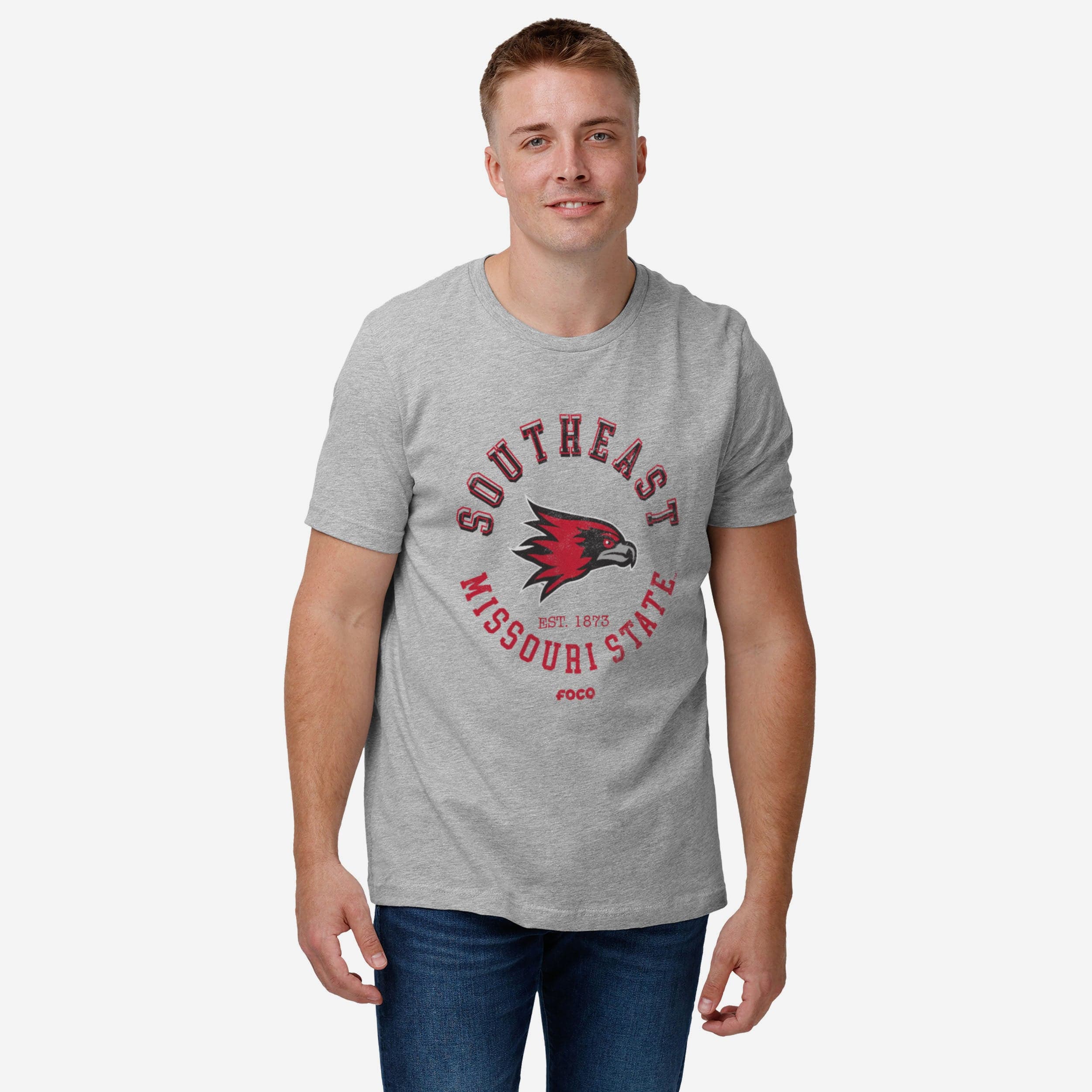 Southeast Missouri State Redhawks Circle Vintage T-Shirt - Image 2