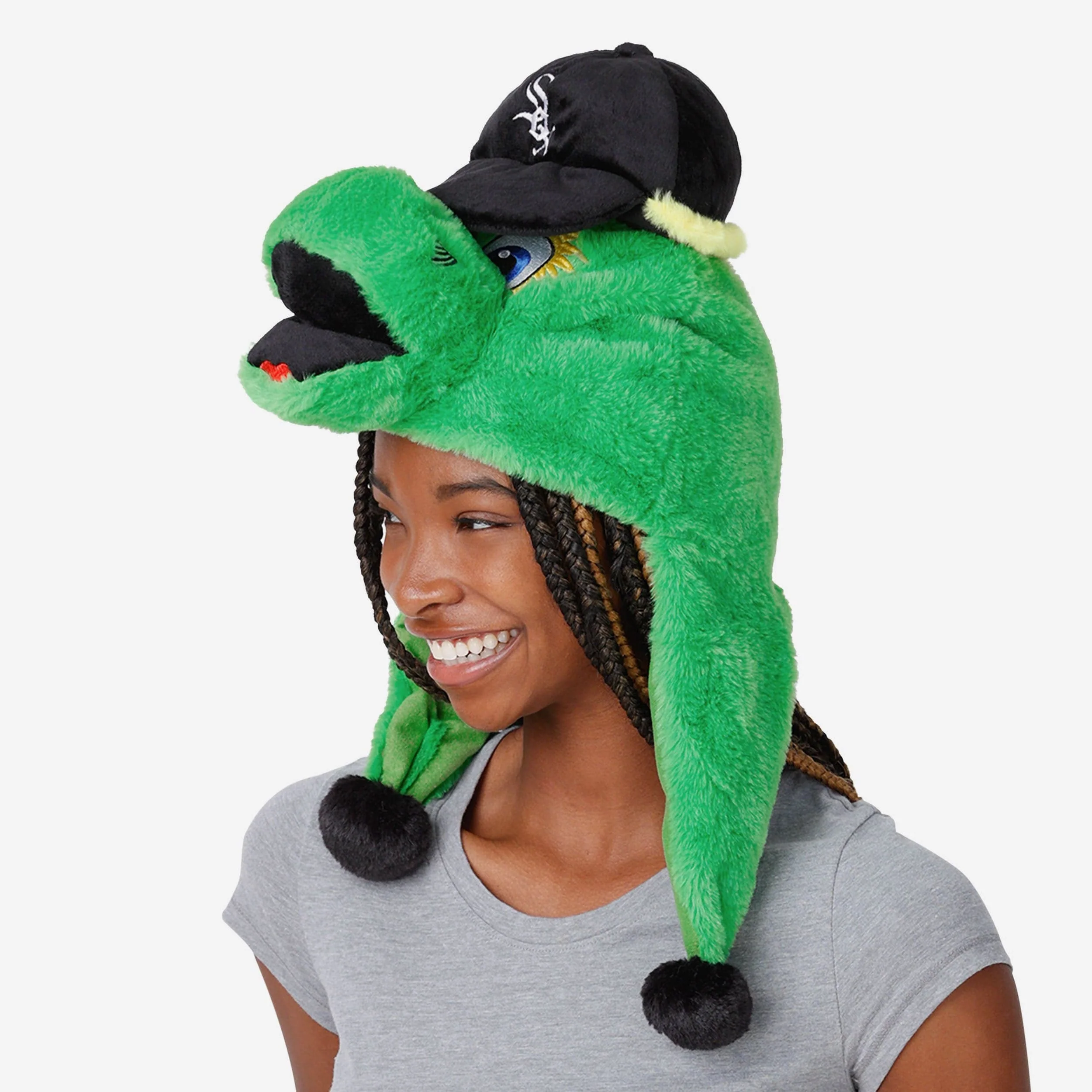 Southpaw Chicago White Sox Mascot Plush Hat - Image 3