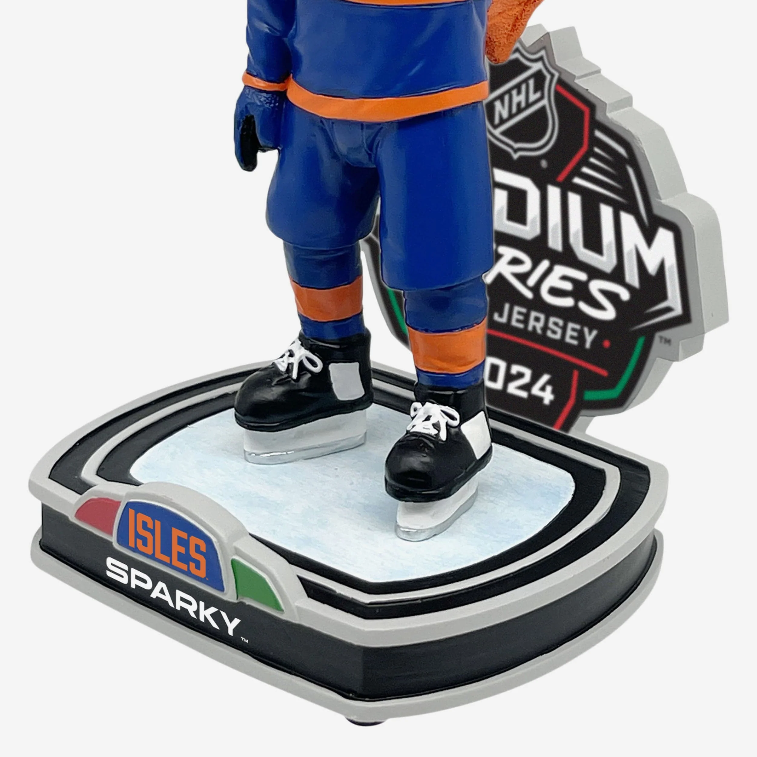 Sparky the Dragon New York Islanders 2024 Stadium Series Mascot Bobblehead - Image 3