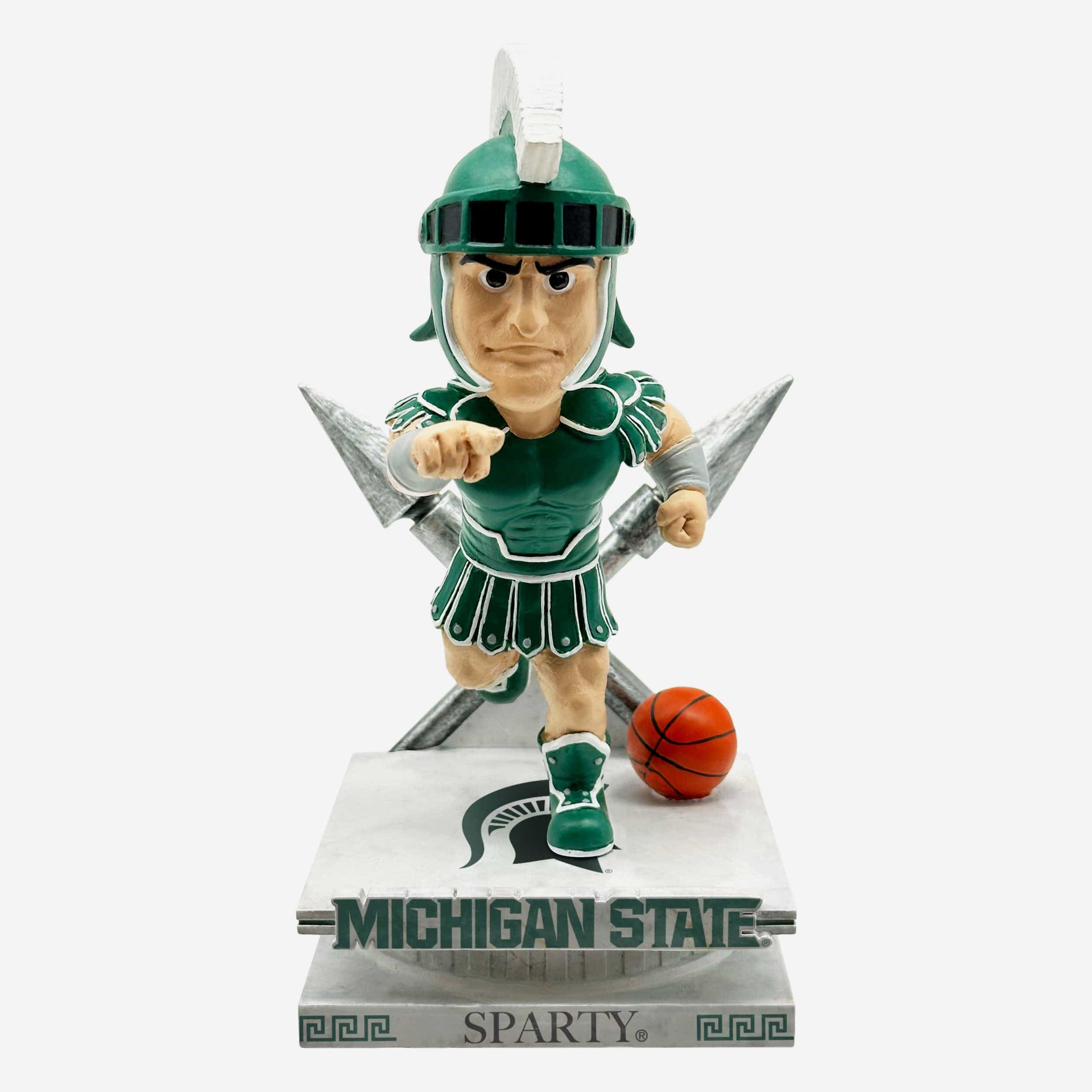 Sparty Michigan State Spartans Basketball Mascot Bobblehead
