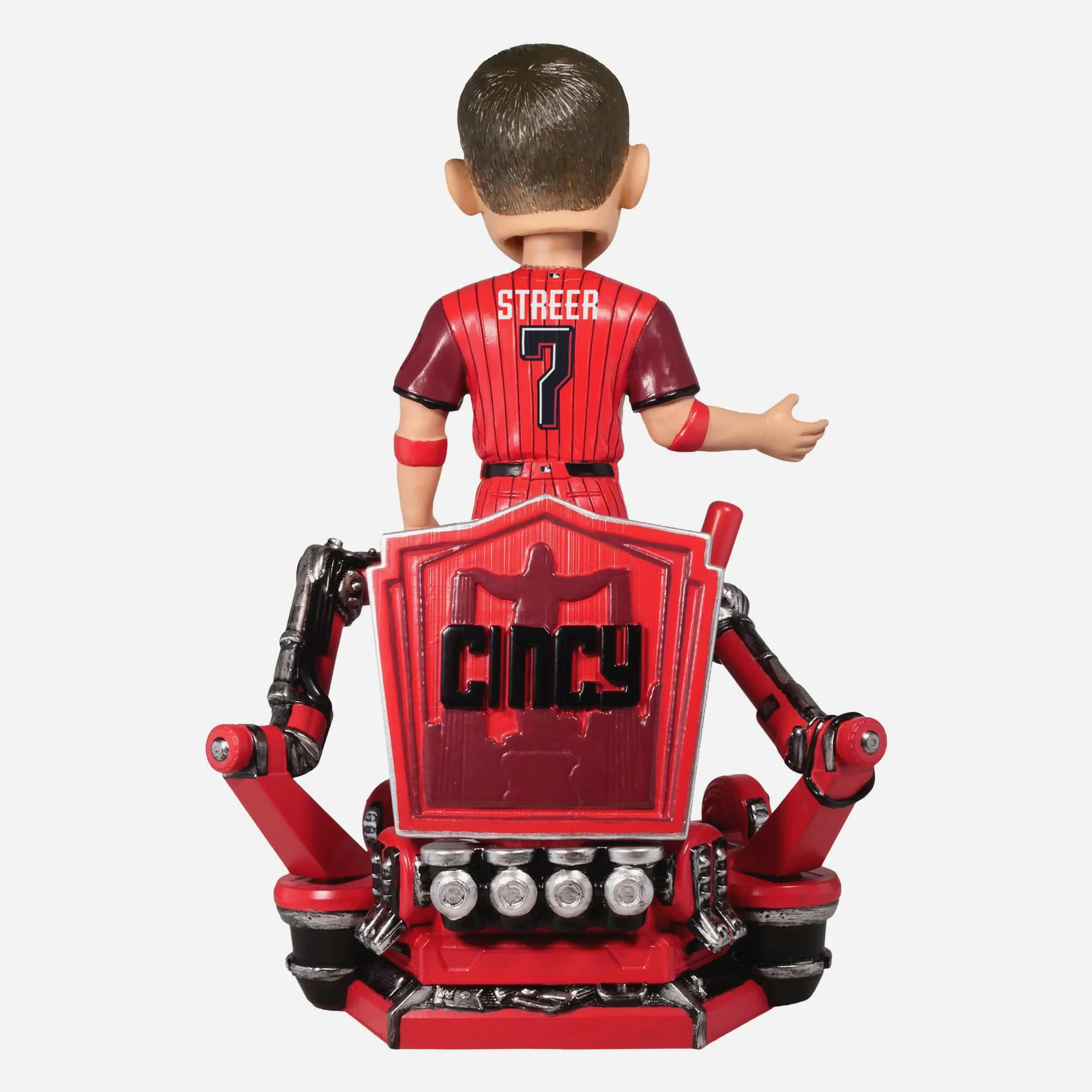Spencer Steer Cincinnati Reds 2026 City Connect Jersey Bobblehead - Image 5