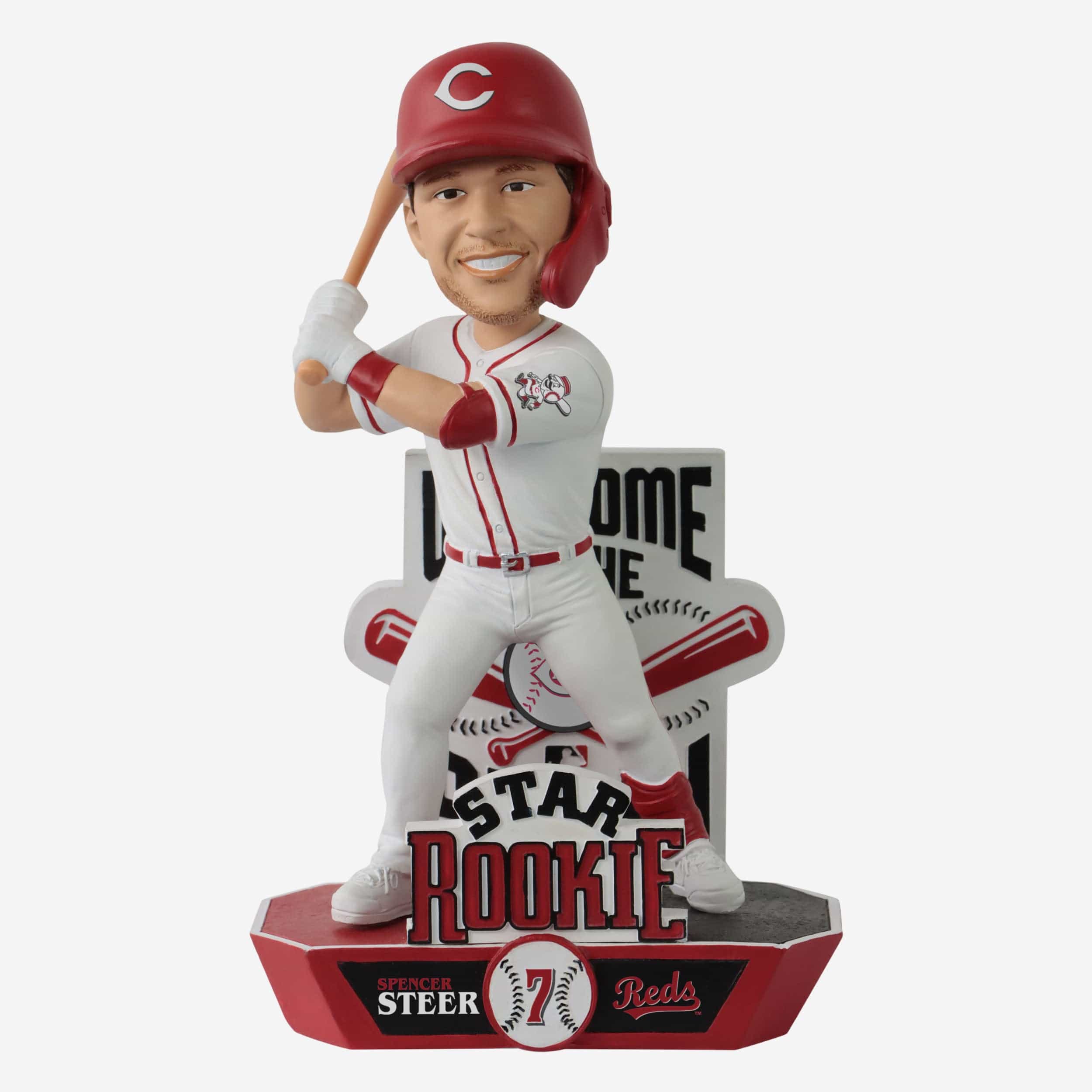 Spencer Steer Cincinnati Reds Star Rookie Bobblehead