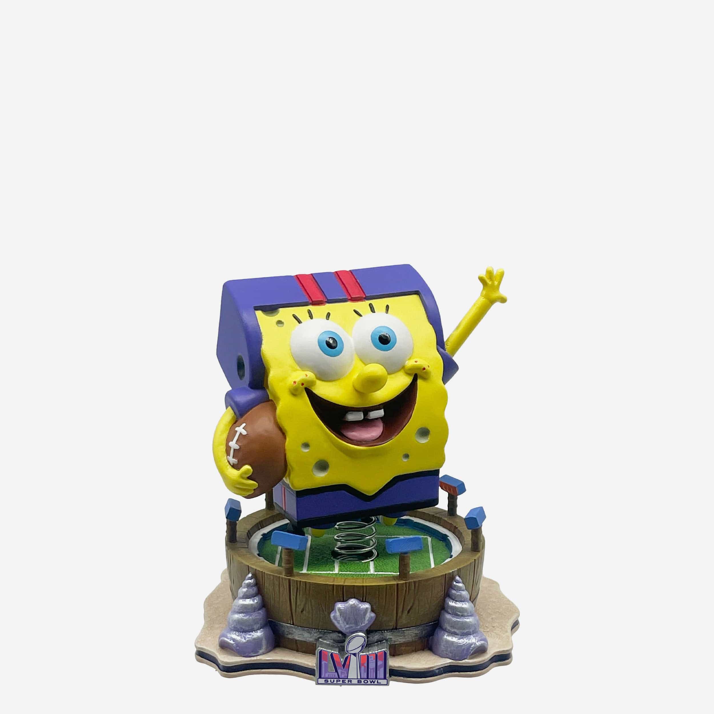 SpongeBob SquarePants Super Bowl LVIII Mini Bobblehead