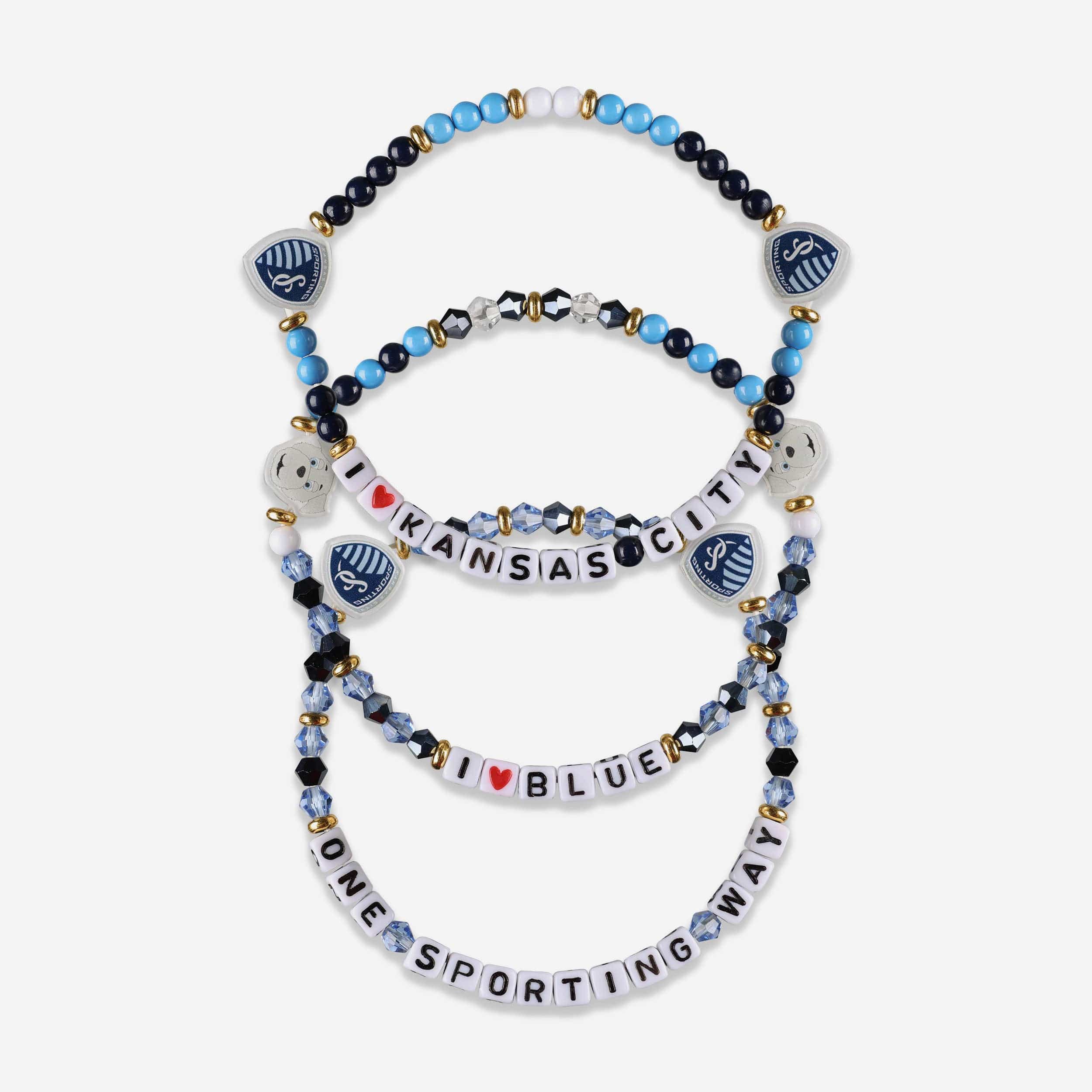 Sporting Kansas City 3 Pack Friendship Bracelet