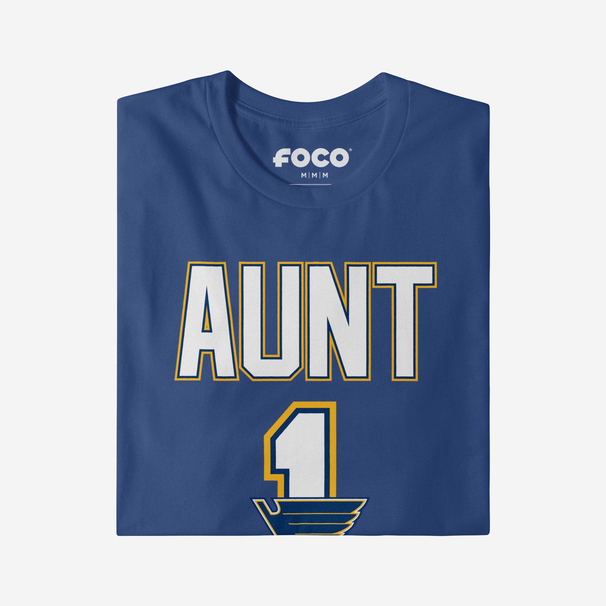 St Louis Blues Number 1 Aunt T-Shirt - Image 3