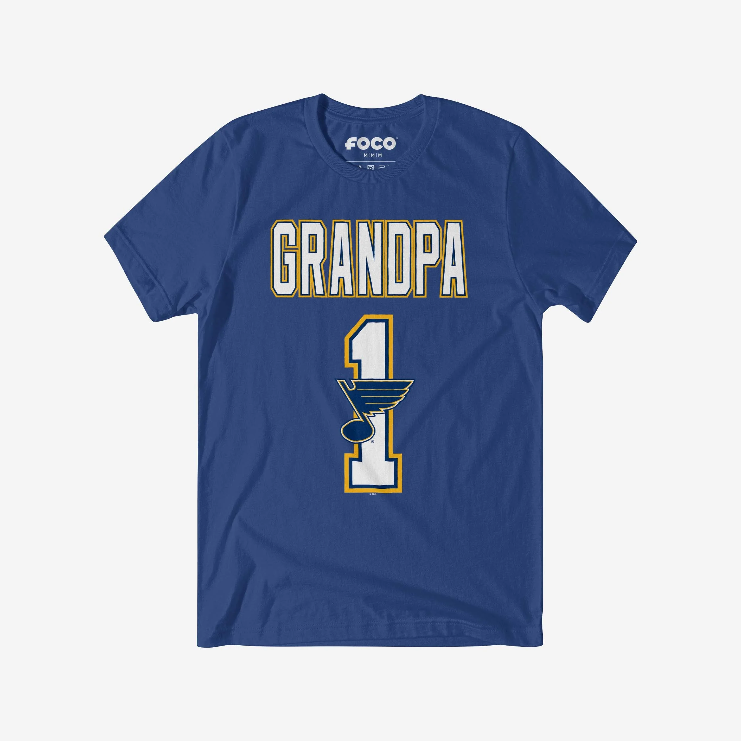 St Louis Blues Number 1 Grandpa T-Shirt