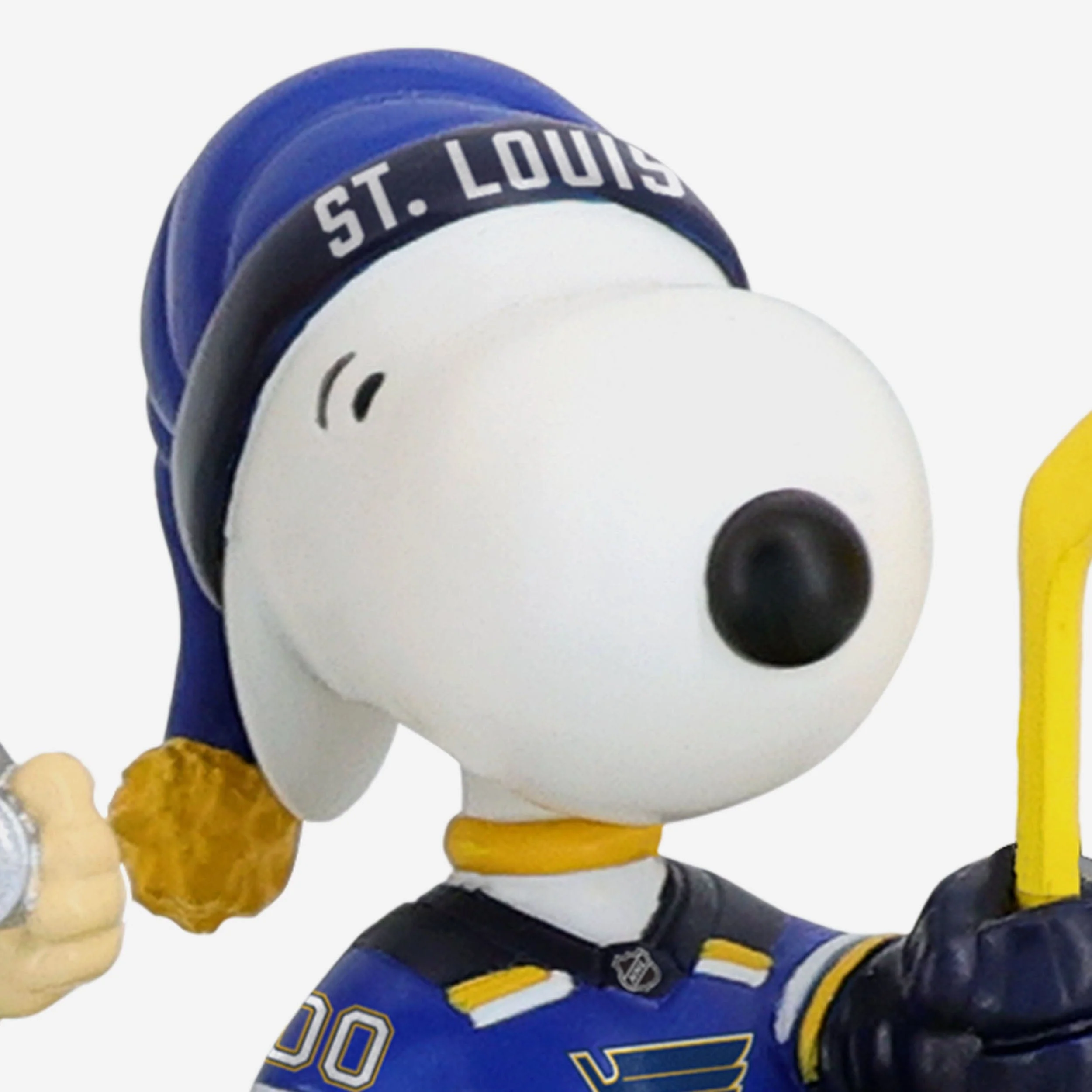 St Louis Blues Peanuts Penalty Box Mini Bobblehead Scene - Image 3