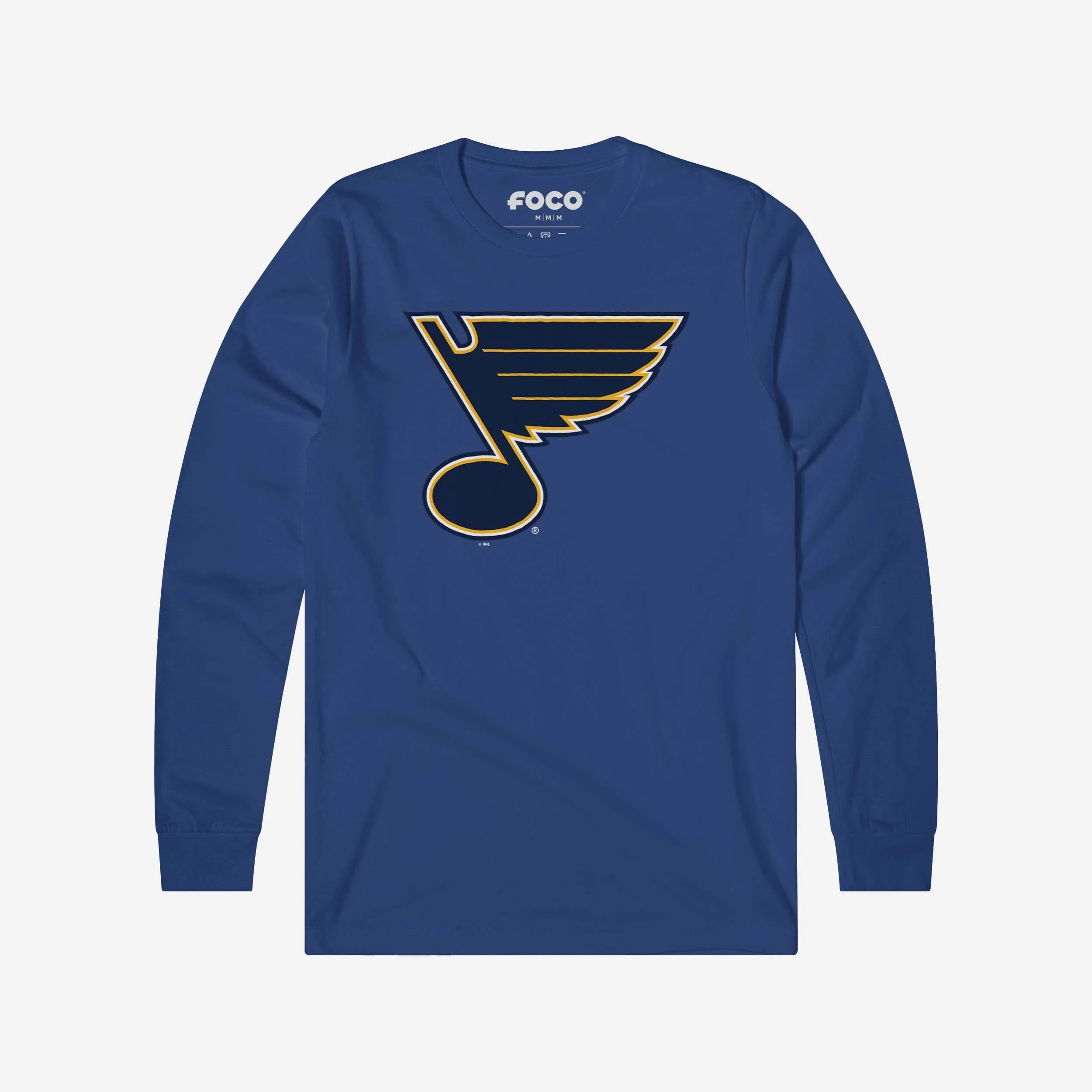 St Louis Blues Primary Logo Long Sleeve T-Shirt
