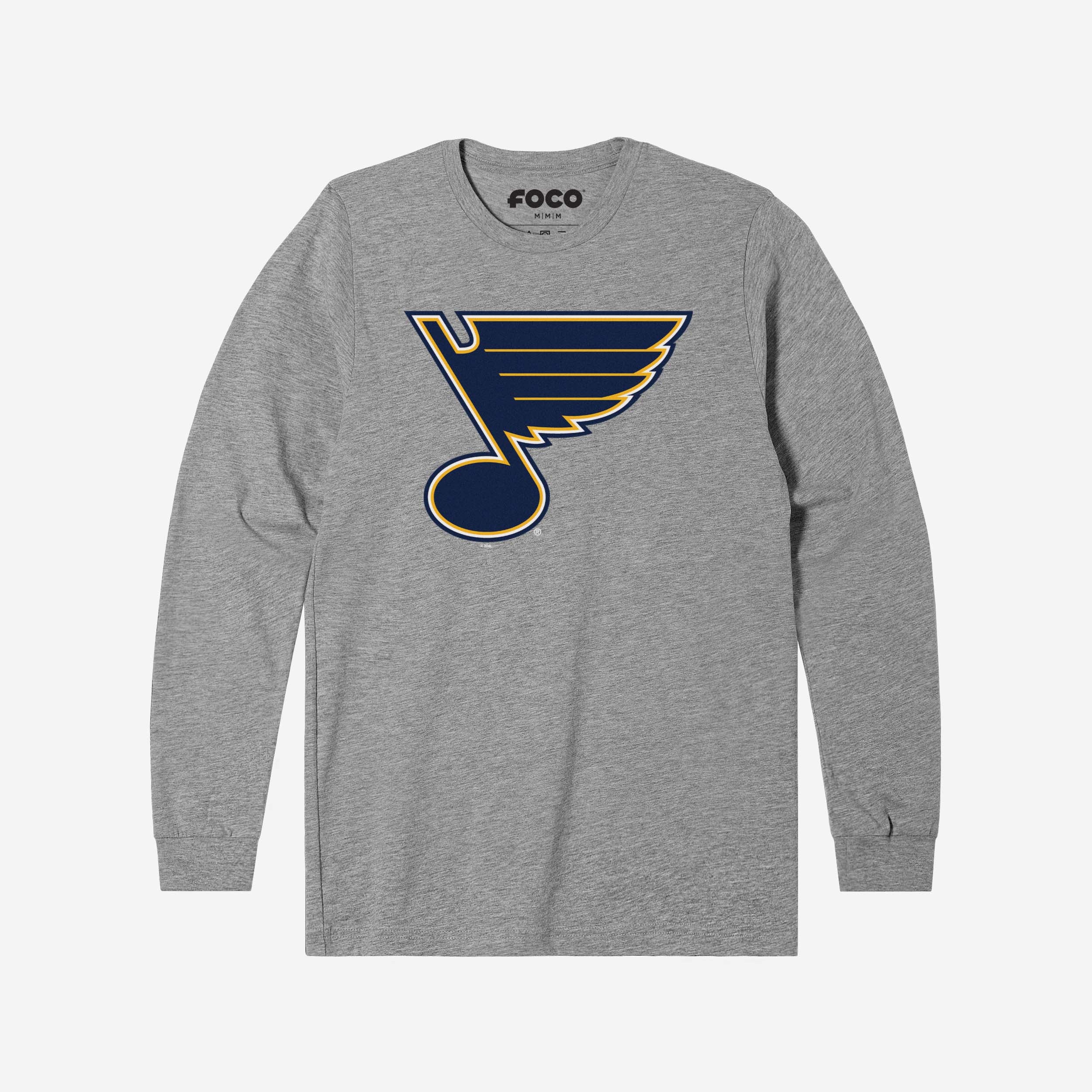 St Louis Blues Primary Logo Long Sleeve T-Shirt - Image 4