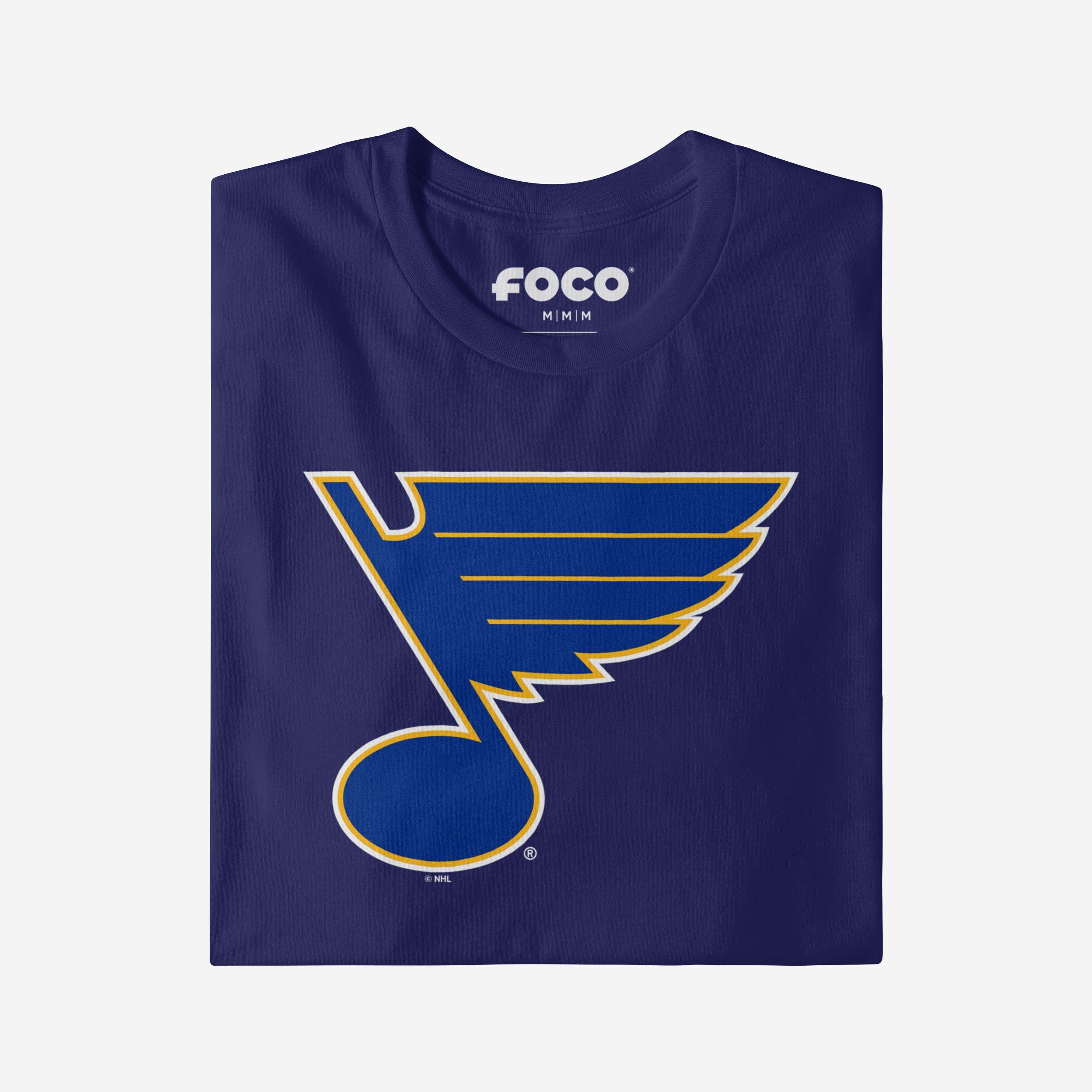 St Louis Blues Primary Logo T-Shirt - Image 3