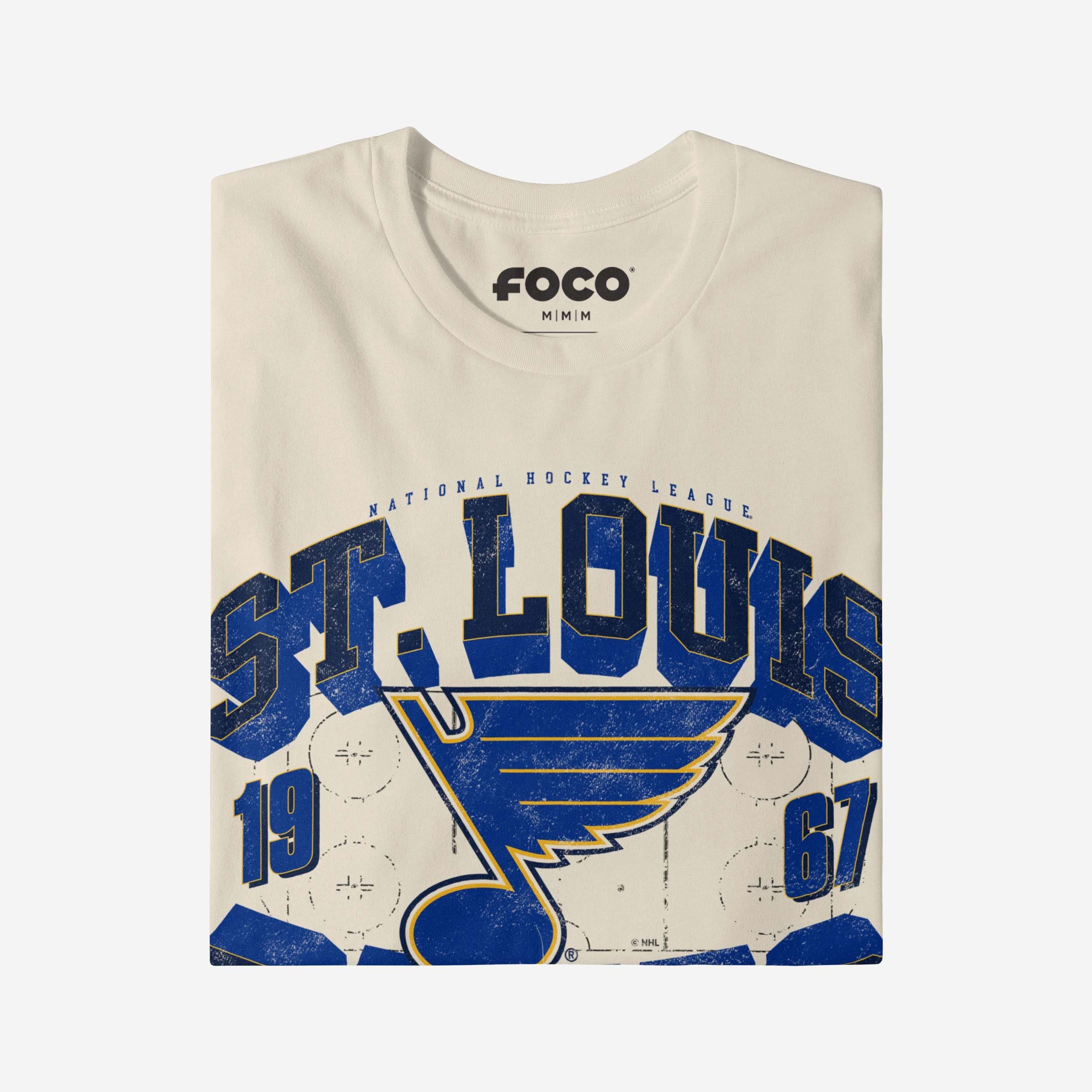 St Louis Blues Rink Arched Wordmark T-Shirt - Image 3