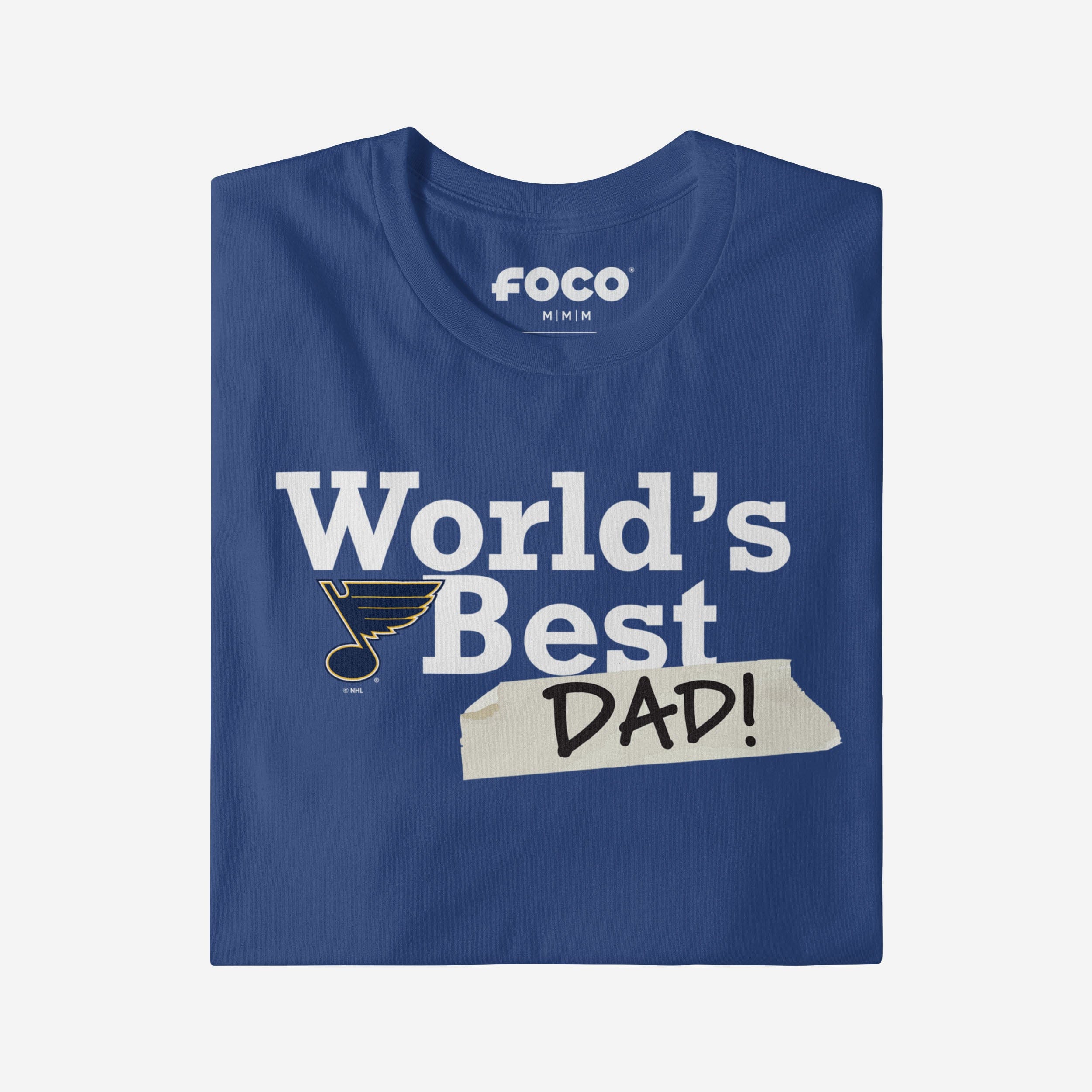 St Louis Blues World's Best Dad T-Shirt - Image 3