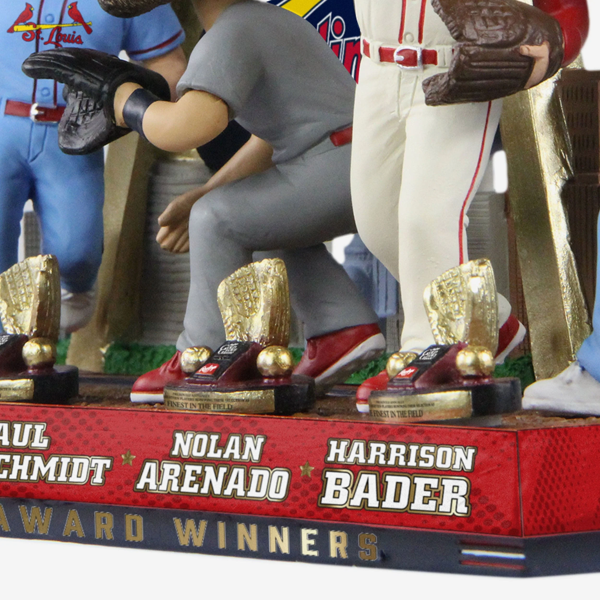 St Louis Cardinals 2021 Gold Glove Mini Bobblehead Scene - Image 4