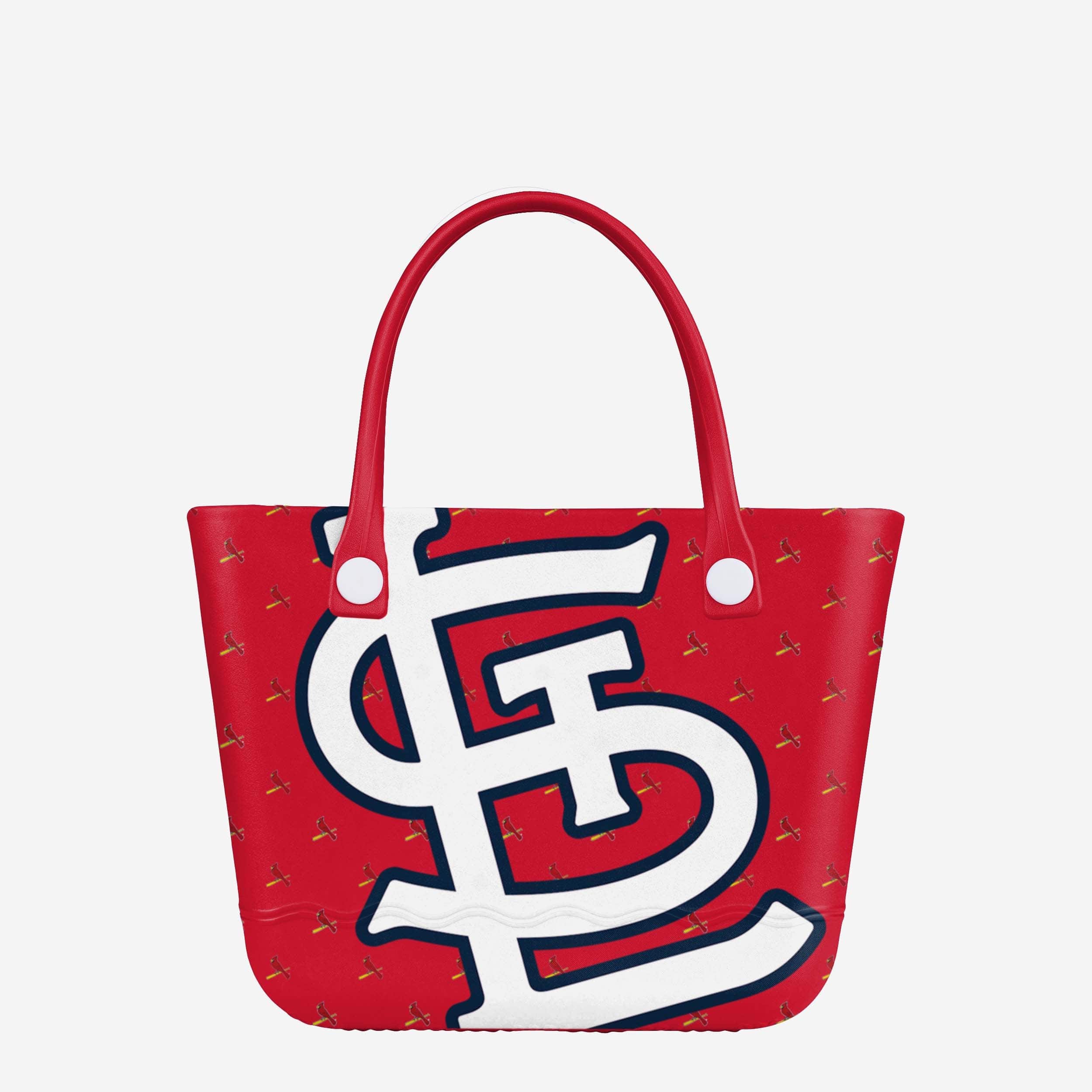 St Louis Cardinals Big Logo Mini Print Tailgate Tote Bag