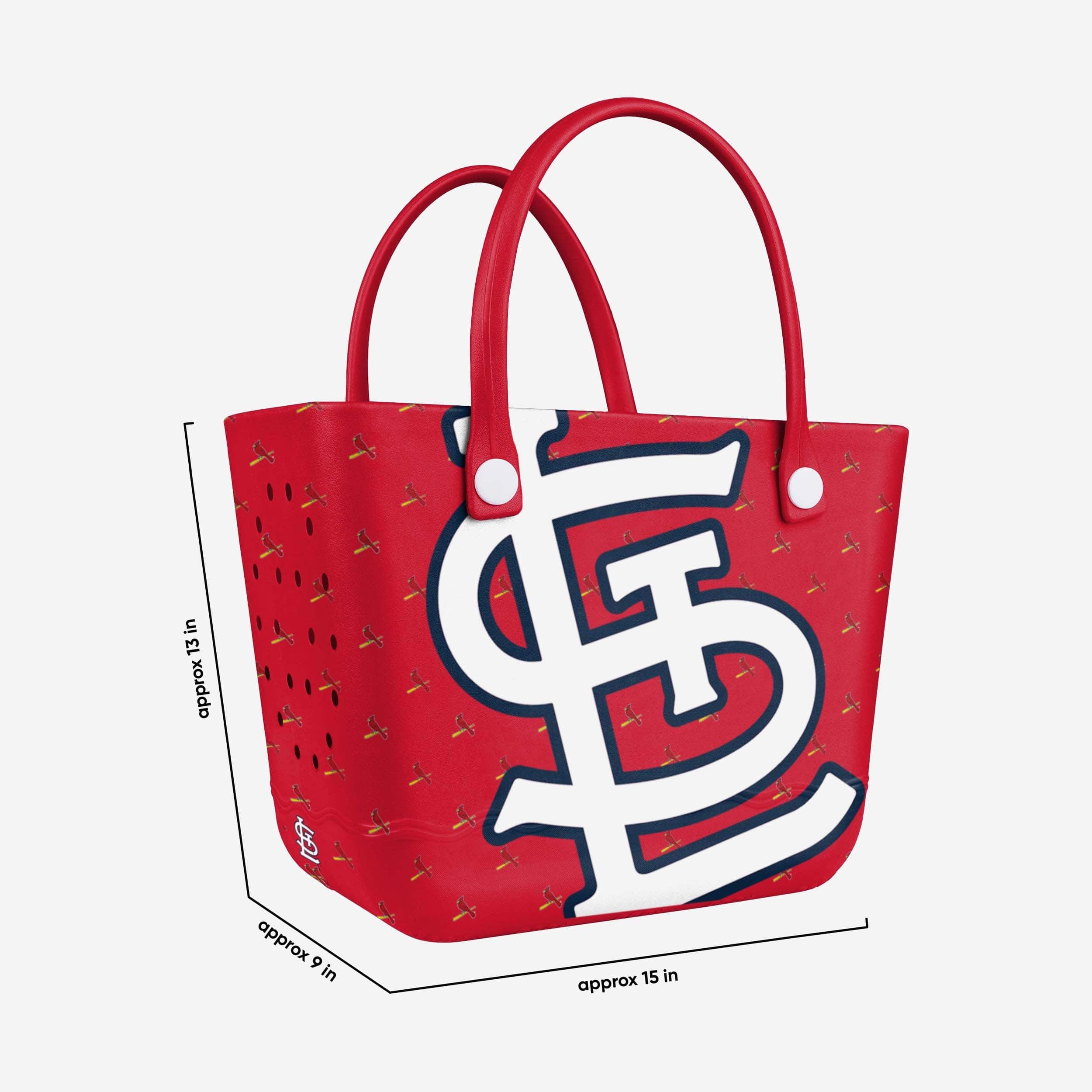 St Louis Cardinals Big Logo Mini Print Tailgate Tote Bag - Image 3
