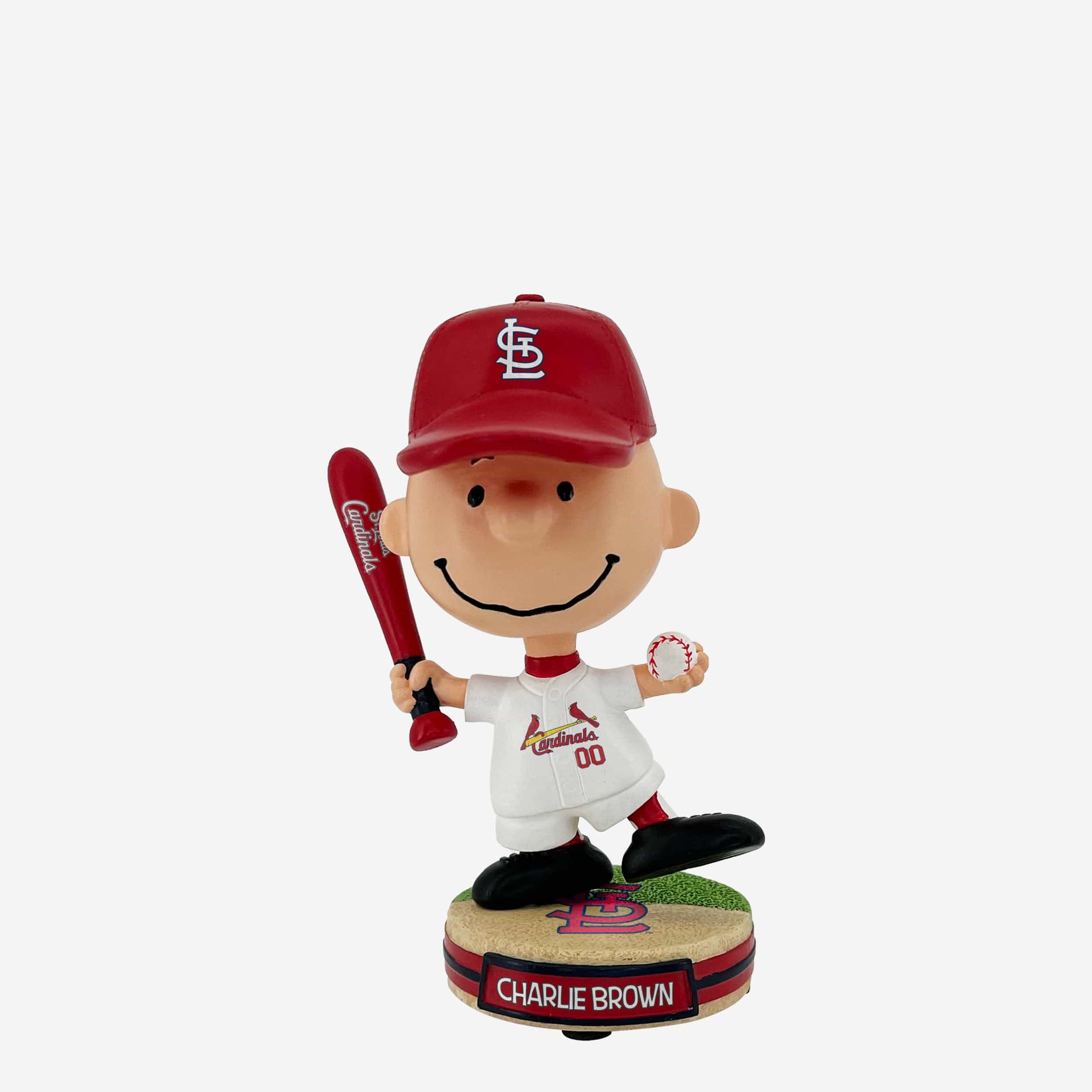 St Louis Cardinals Charlie Brown Peanuts Mini Bighead Bobblehead