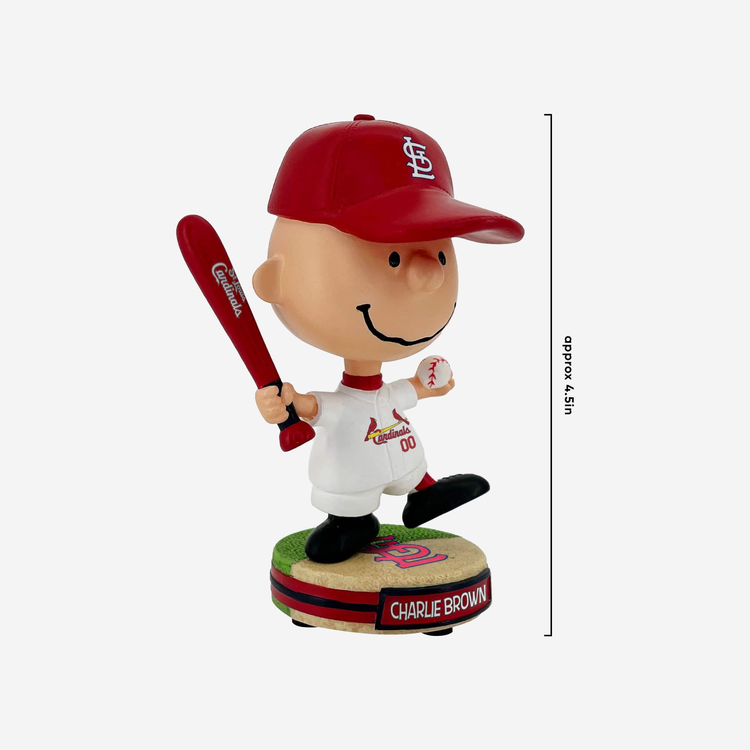 St Louis Cardinals Charlie Brown Peanuts Mini Bighead Bobblehead - Image 4