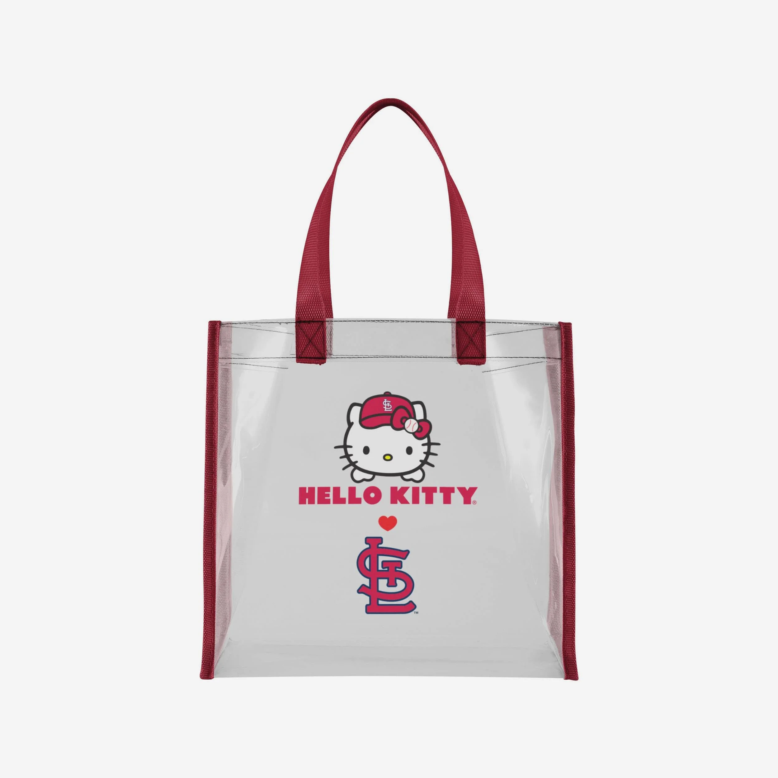 St Louis Cardinals Hello Kitty® Clear Tote Bag