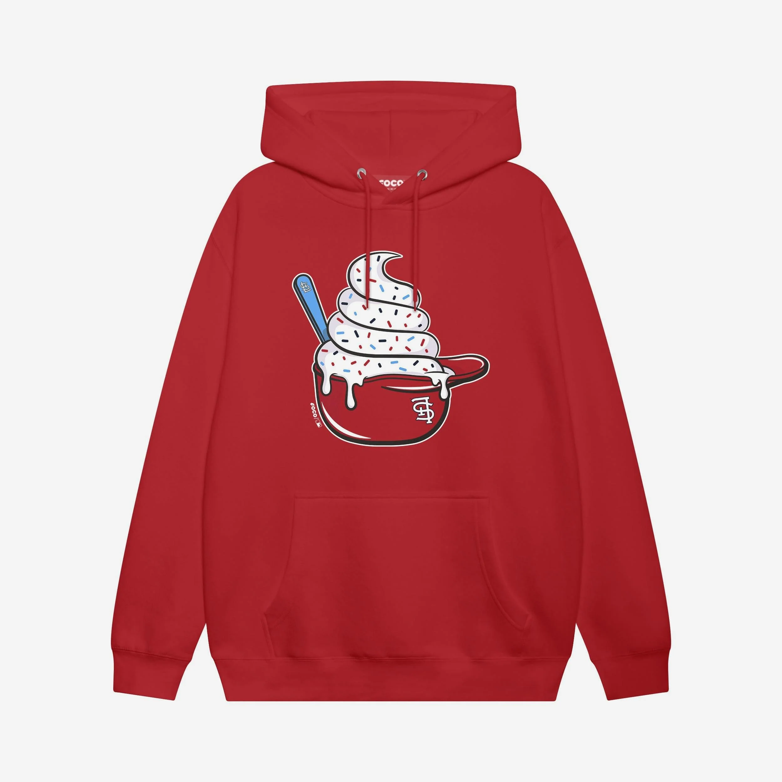 St Louis Cardinals Ice Cream Helmet Hoodie