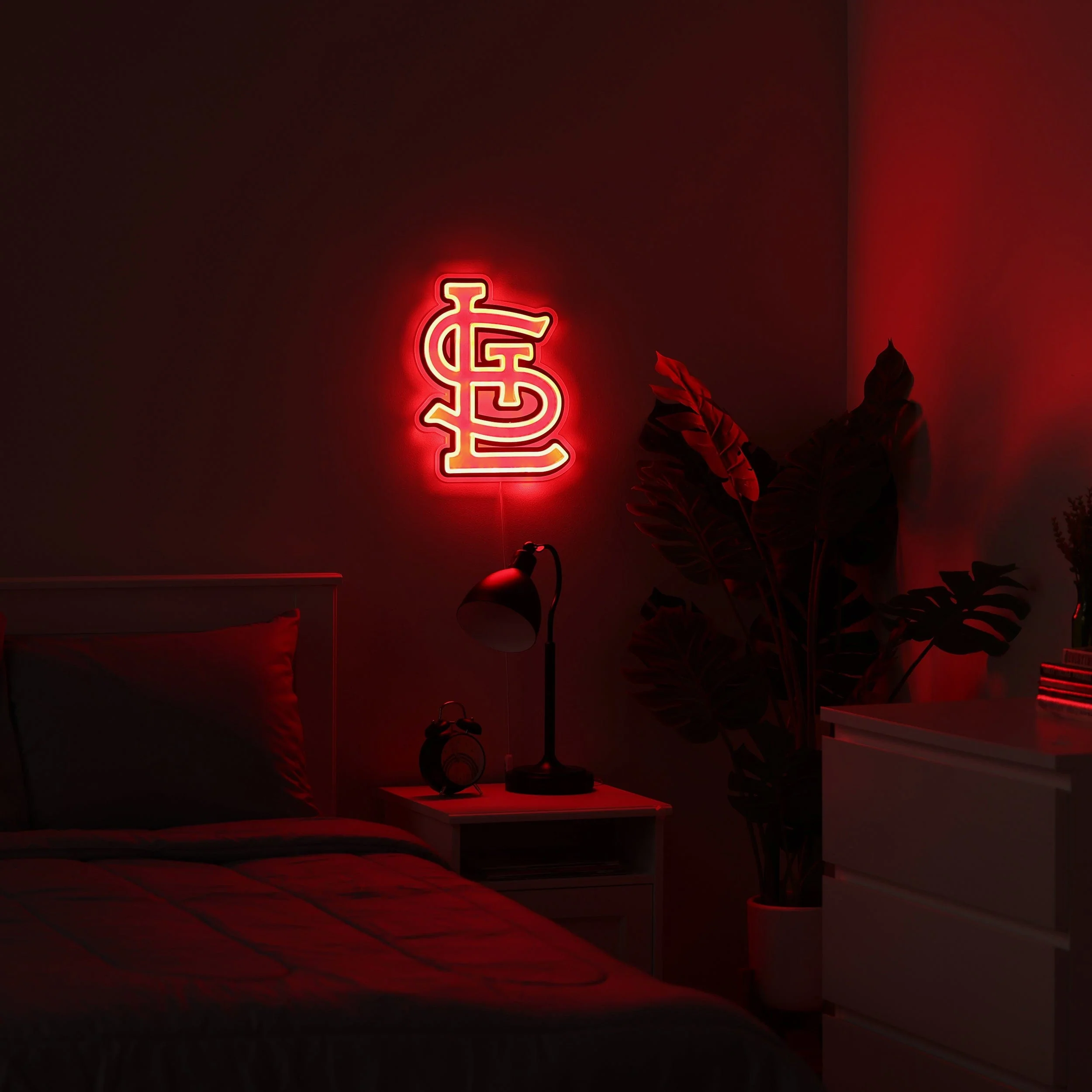 St Louis Cardinals LED Neon Light Up Team Logo Sign - Image 3