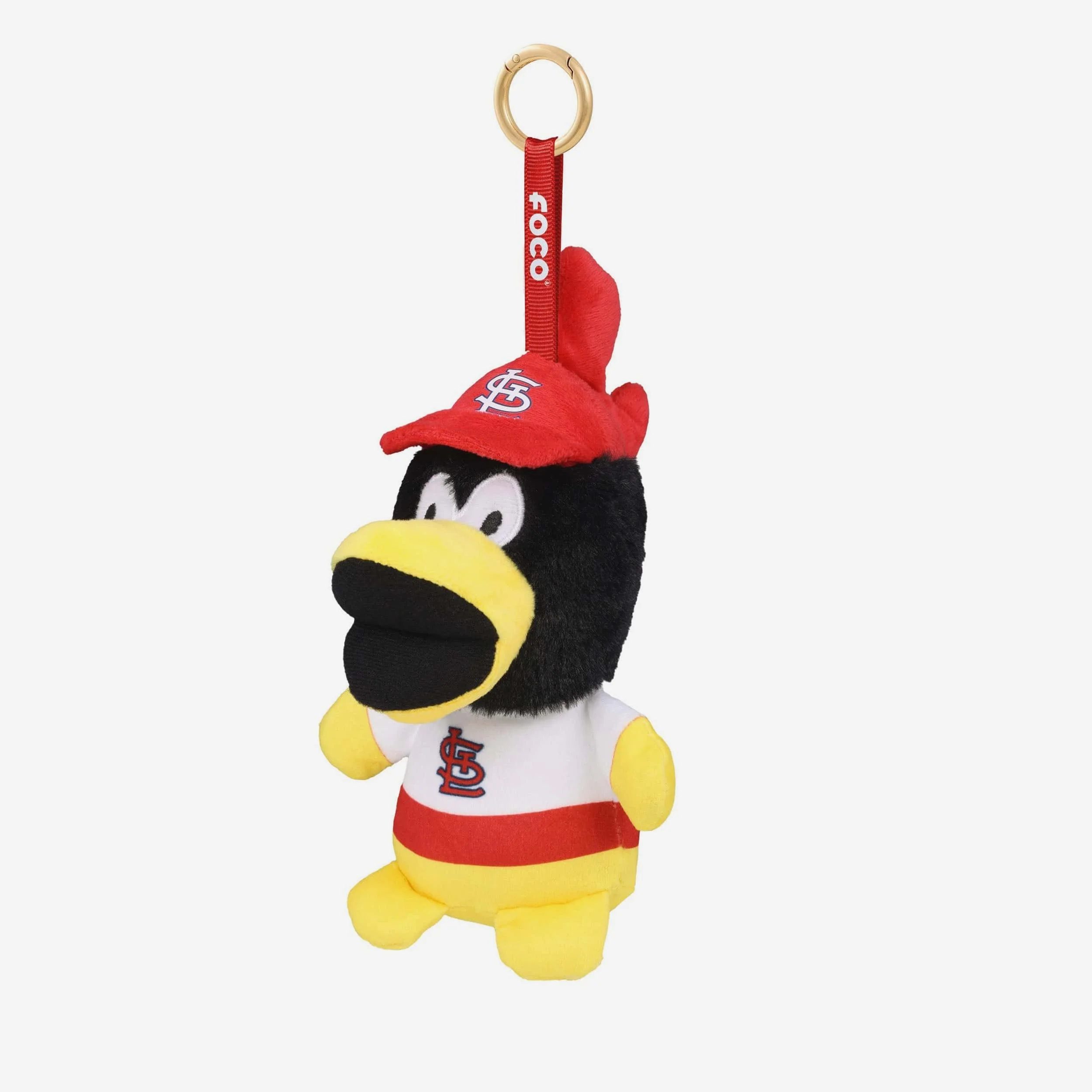 St Louis Cardinals Plush Teamie Beanie Mascot Bag Charm Keychain - Image 3