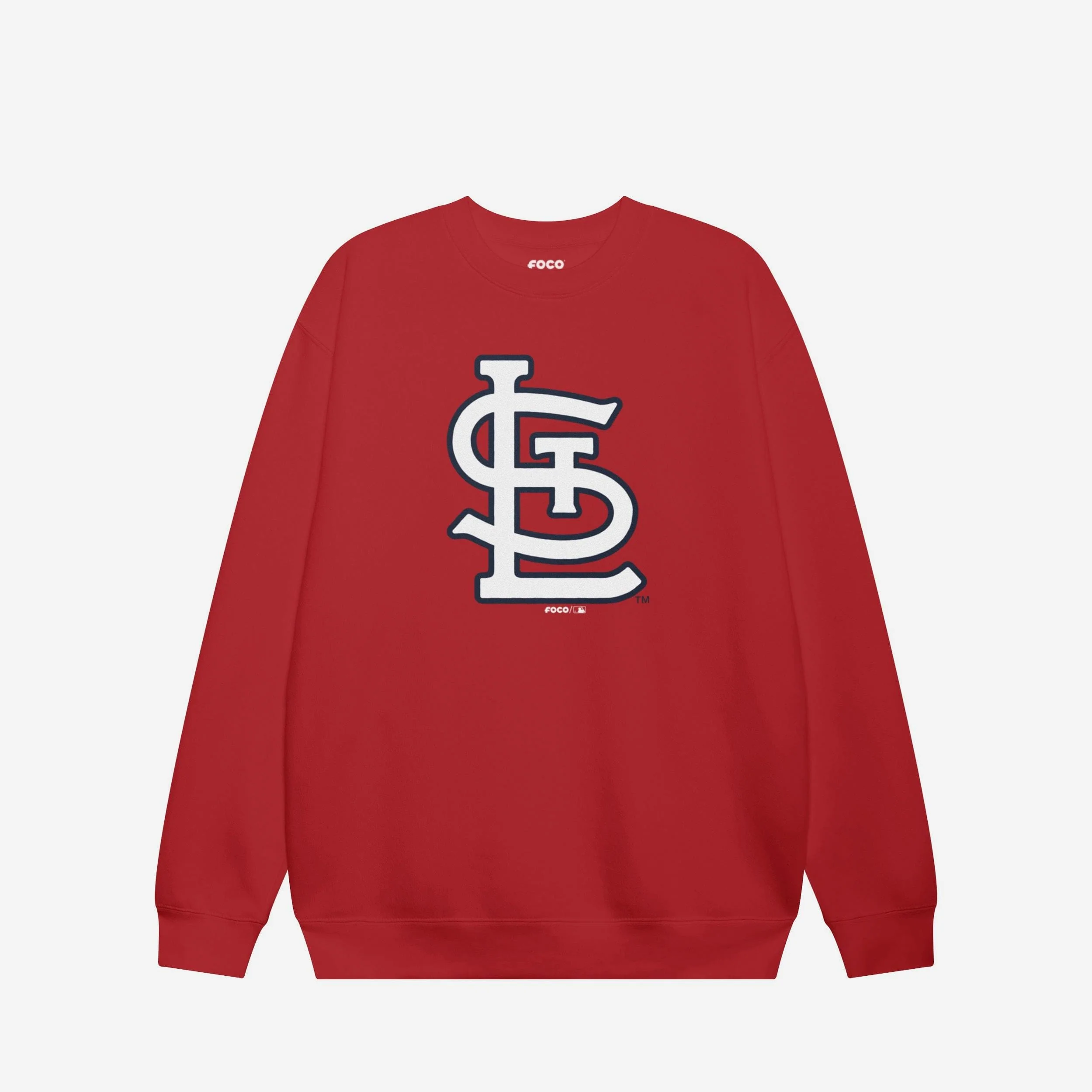 St Louis Cardinals Primary Logo Crew Neck Sweatshirt