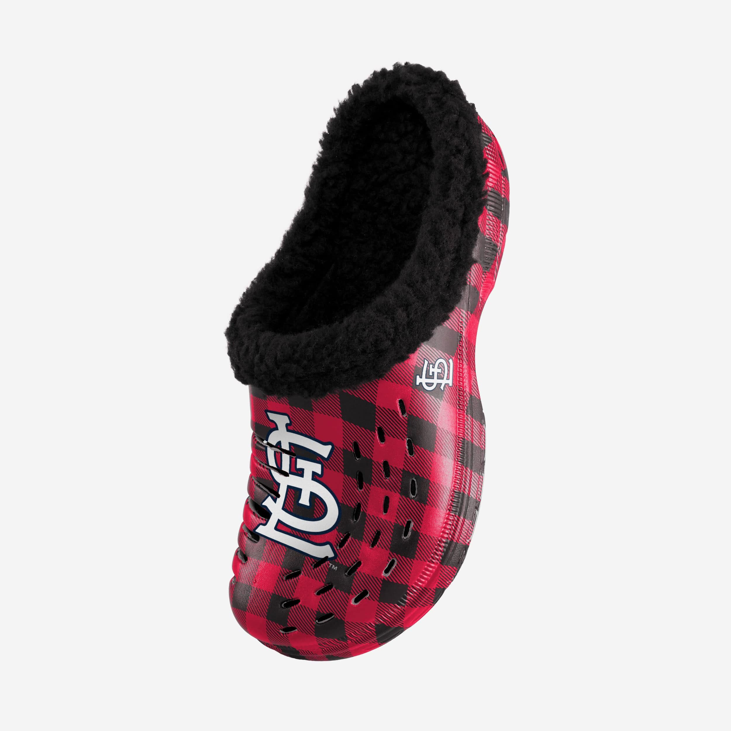 St Louis Cardinals Sherpa Lined Buffalo Check Clog - Image 2