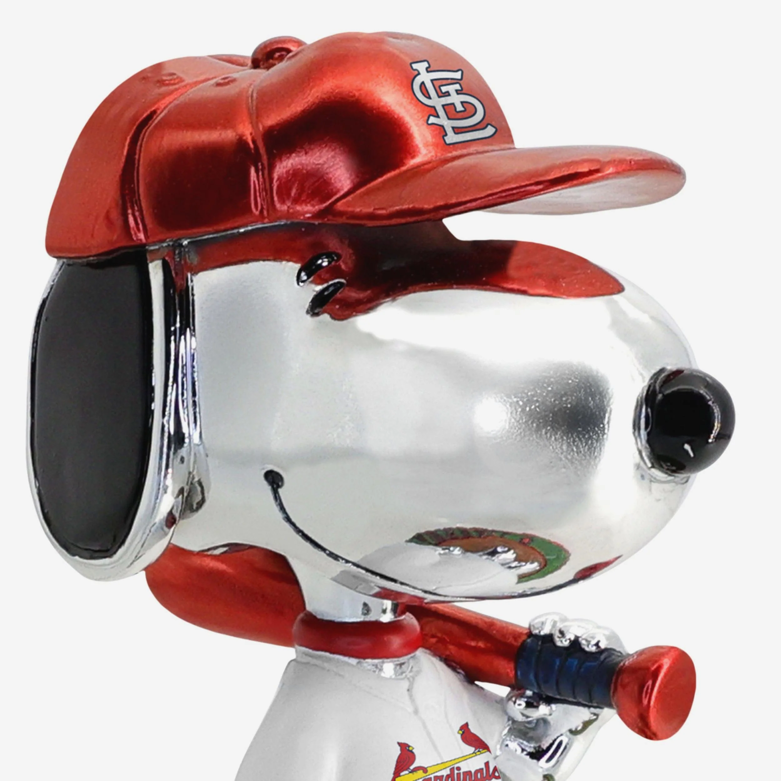 St Louis Cardinals Snoopy Peanuts Electroplated Bighead Bobblehead - Image 2