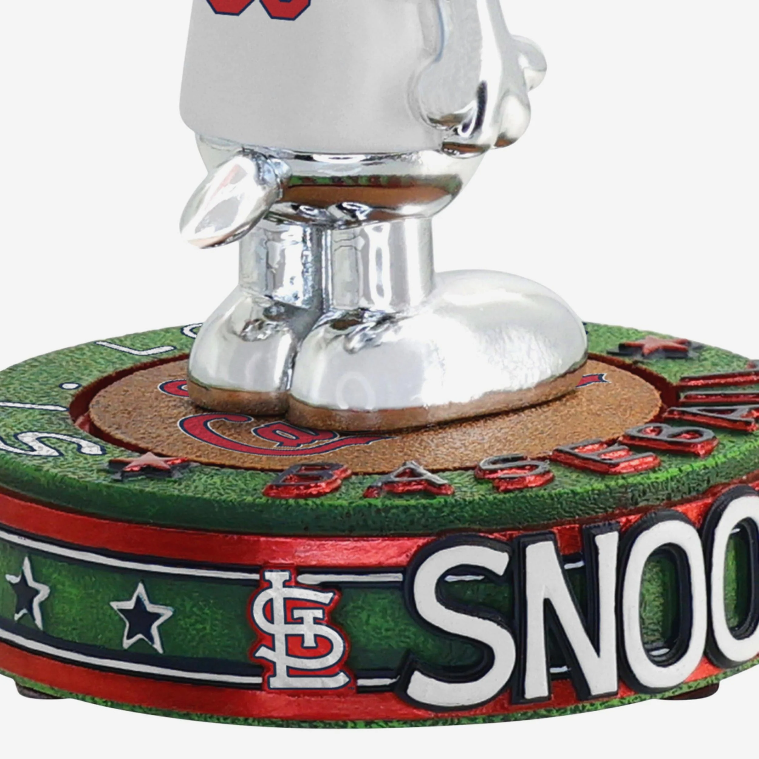 St Louis Cardinals Snoopy Peanuts Electroplated Bighead Bobblehead - Image 3