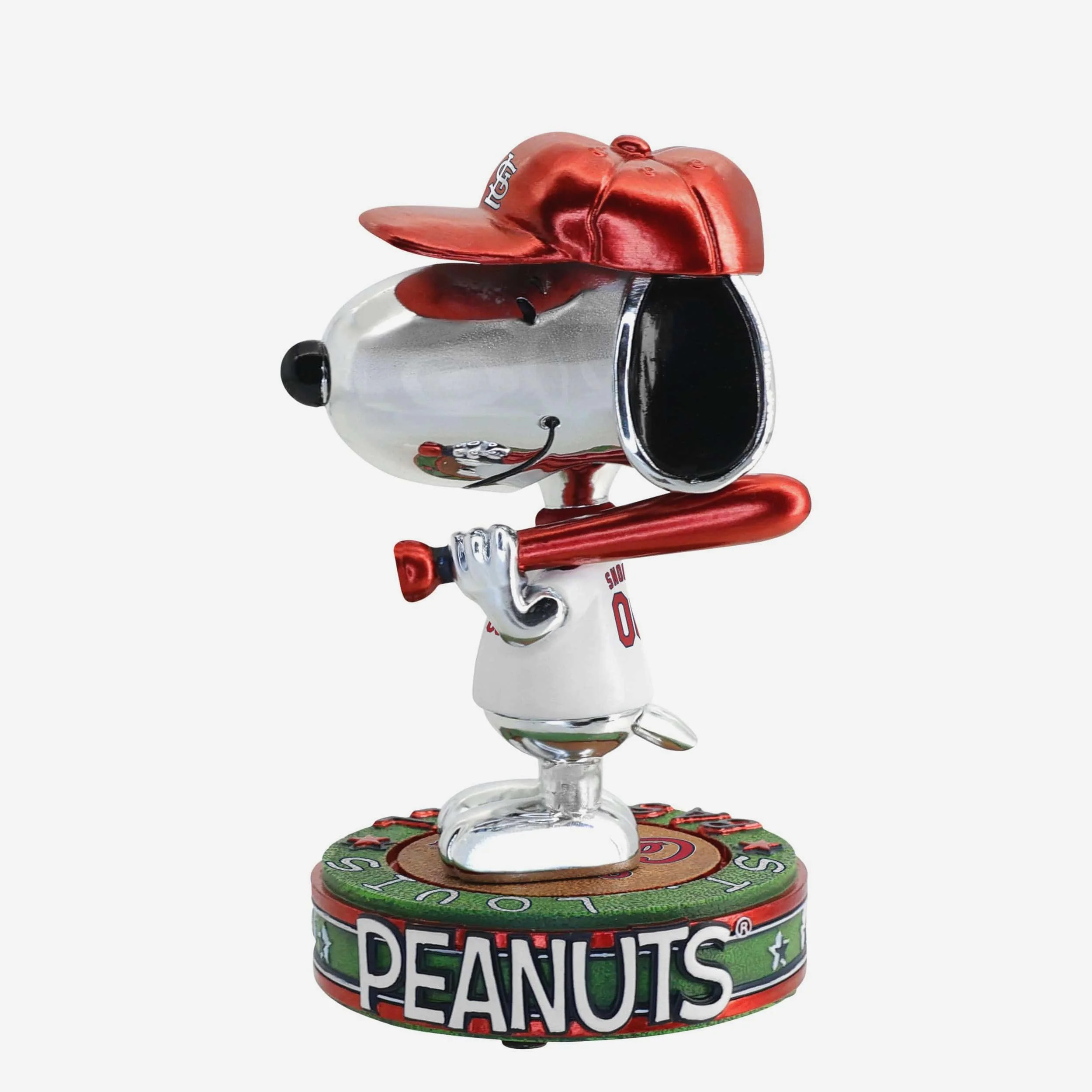 St Louis Cardinals Snoopy Peanuts Electroplated Bighead Bobblehead - Image 5