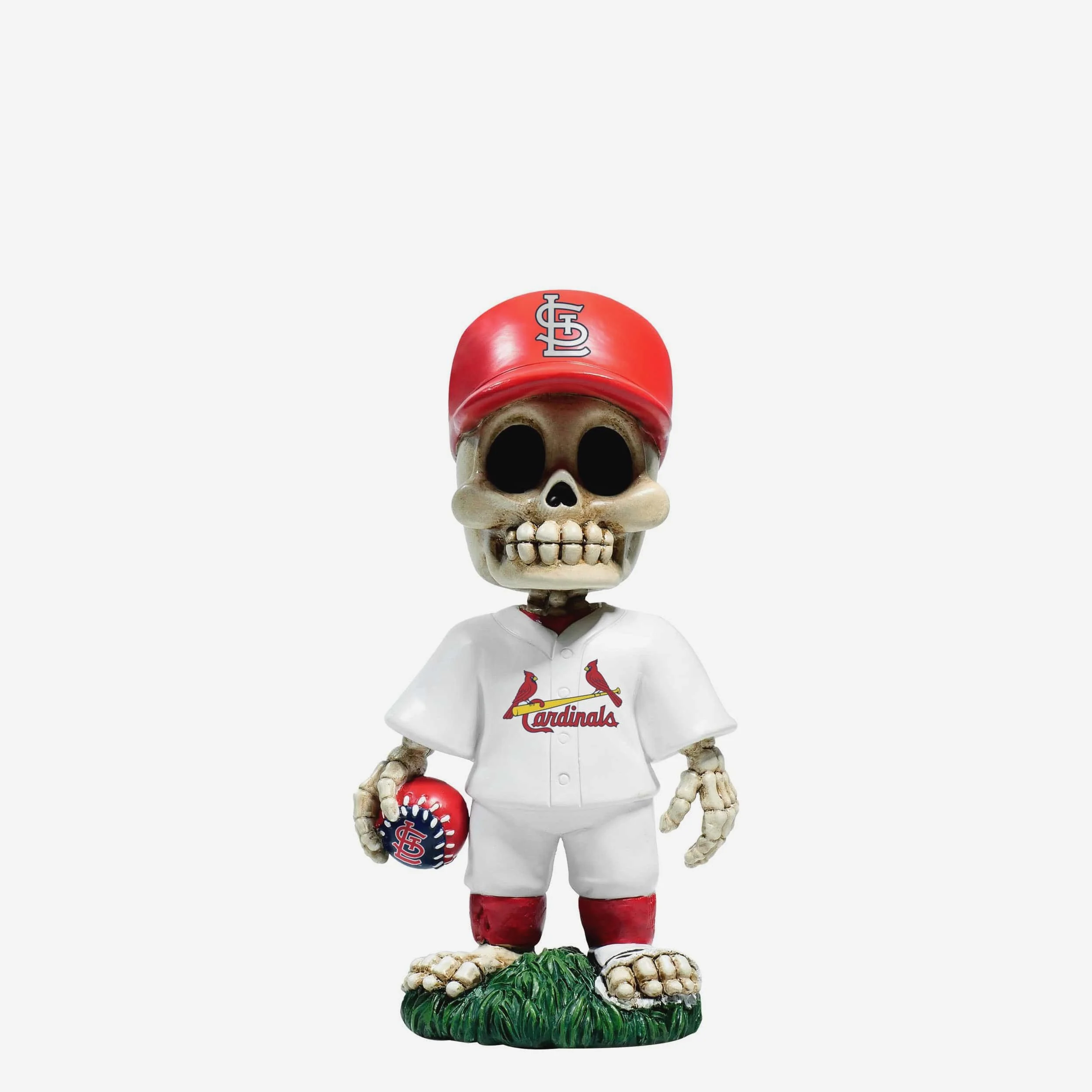 St Louis Cardinals Team Skull Mini Bobblehead