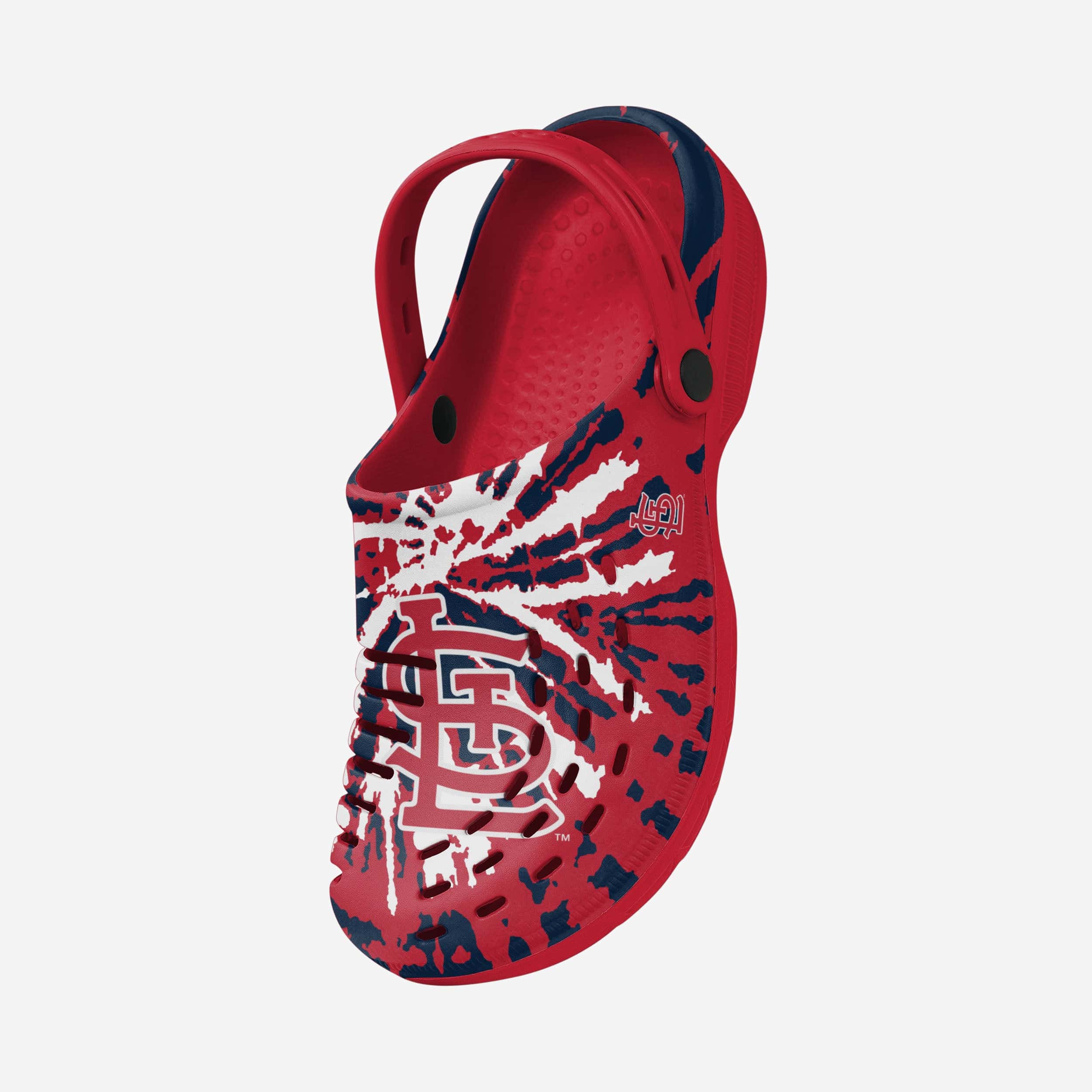 St Louis Cardinals Tie-Dye Clog With Strap - Image 2