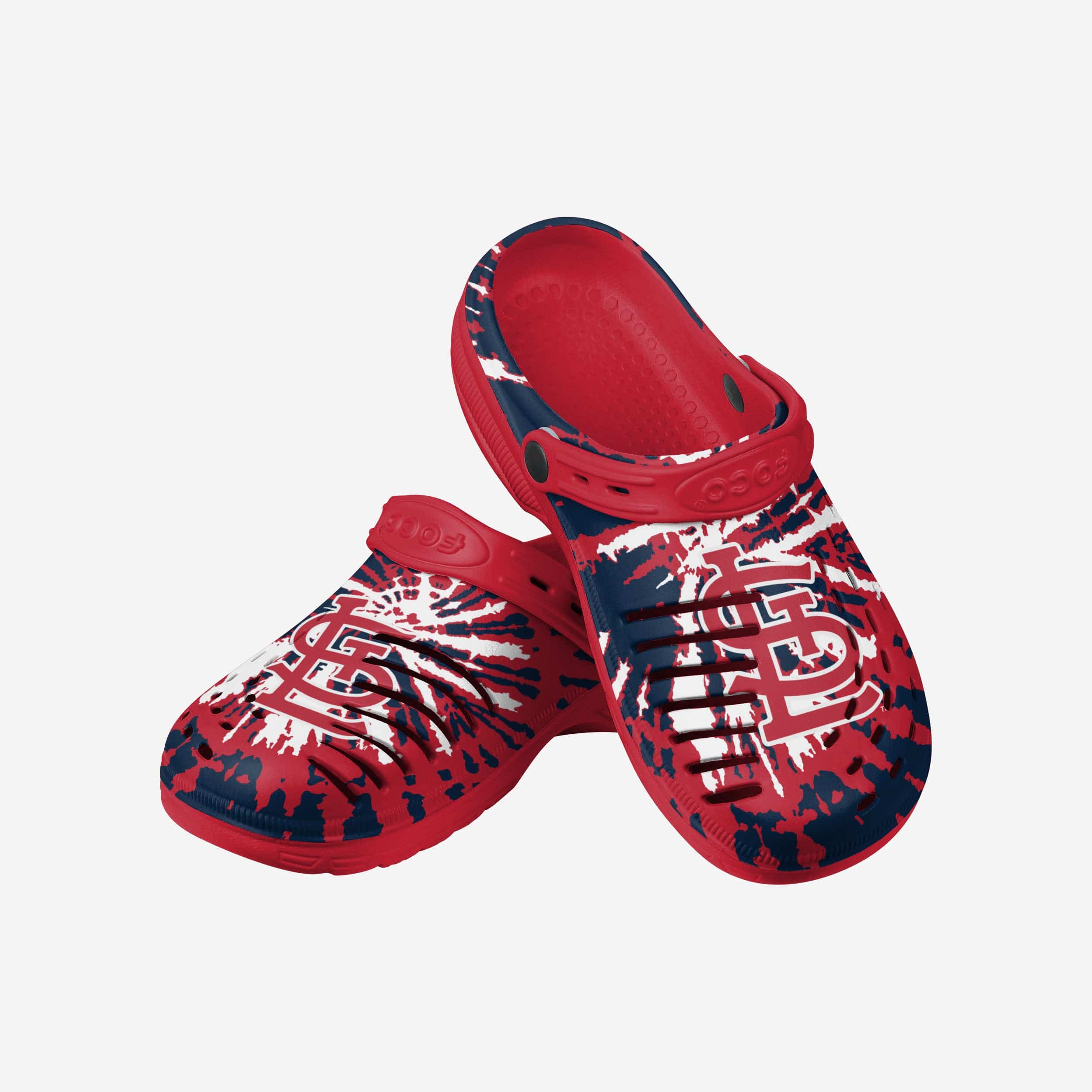 St Louis Cardinals Tie-Dye Clog With Strap - Image 3